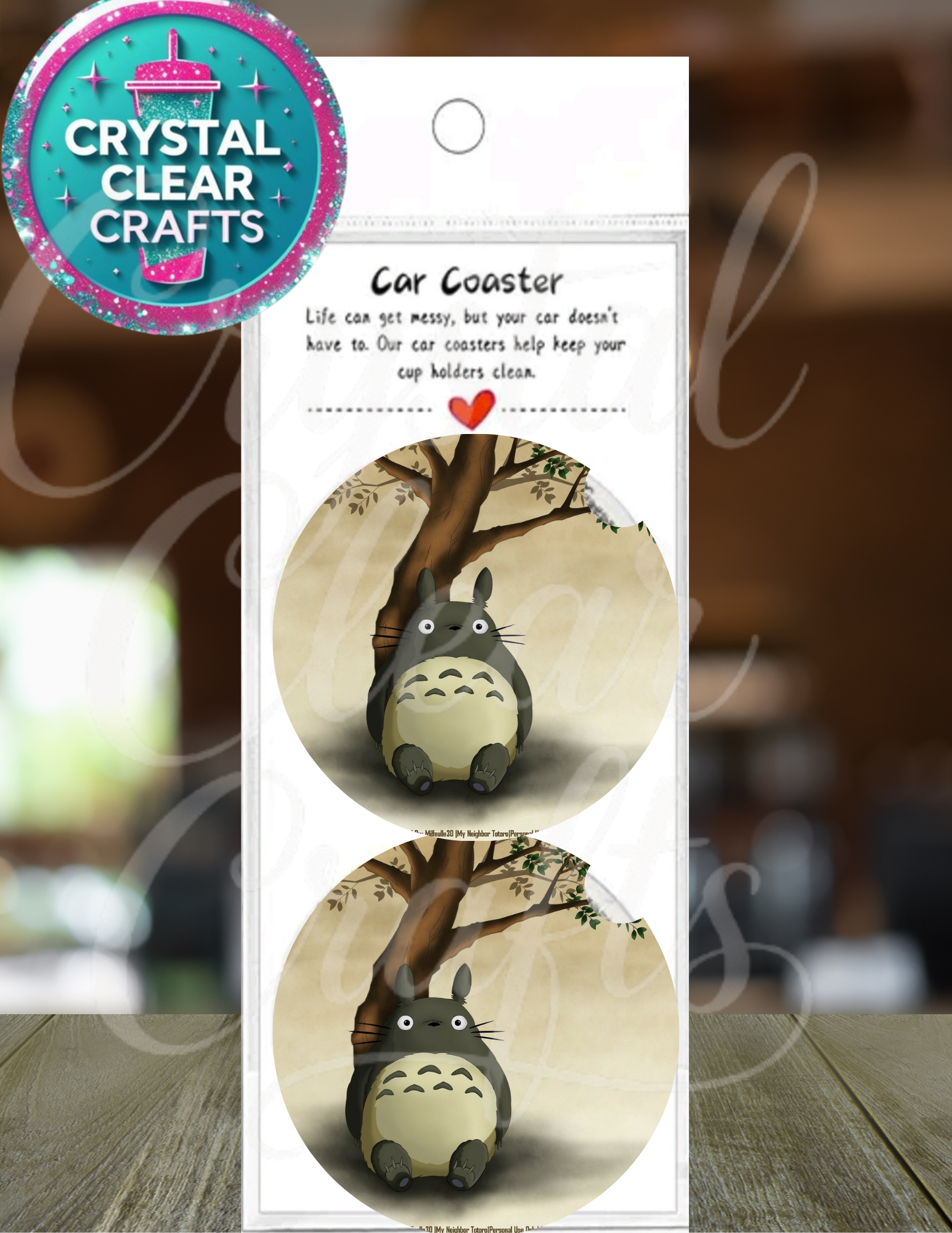 Anime Inspired Car Coaster Set