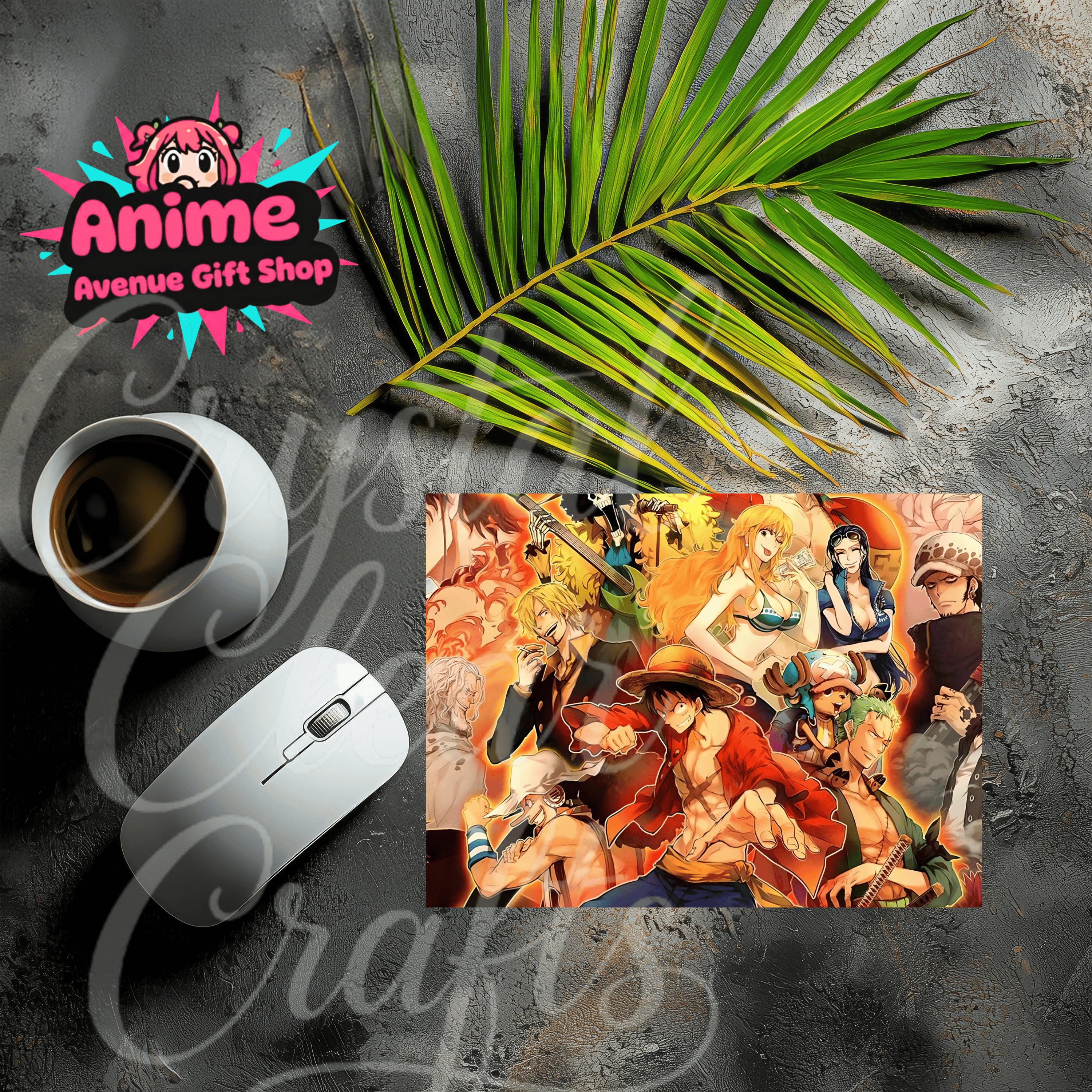 One Piece Anime Mouse Pad