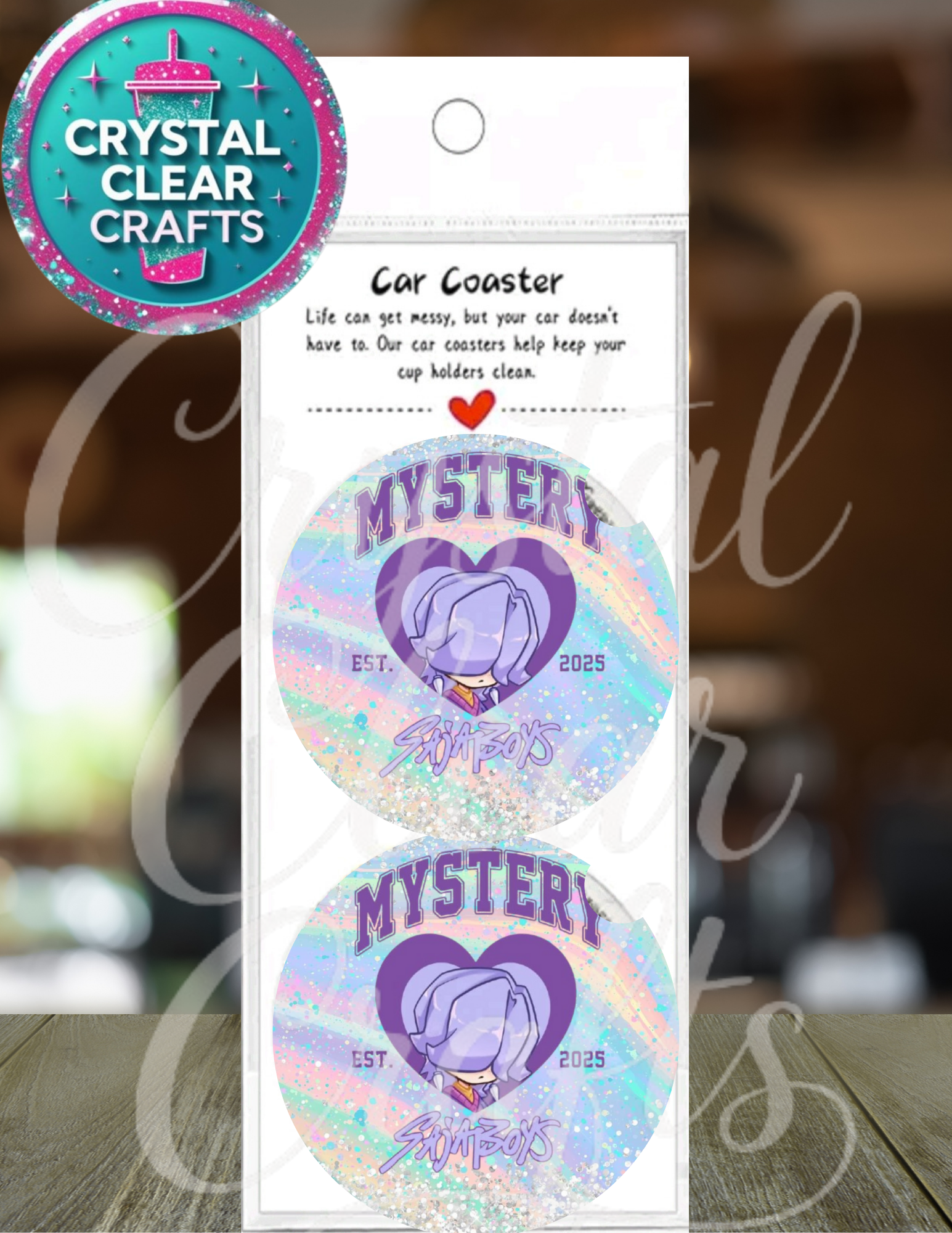 Anime Inspired Car Coaster Set