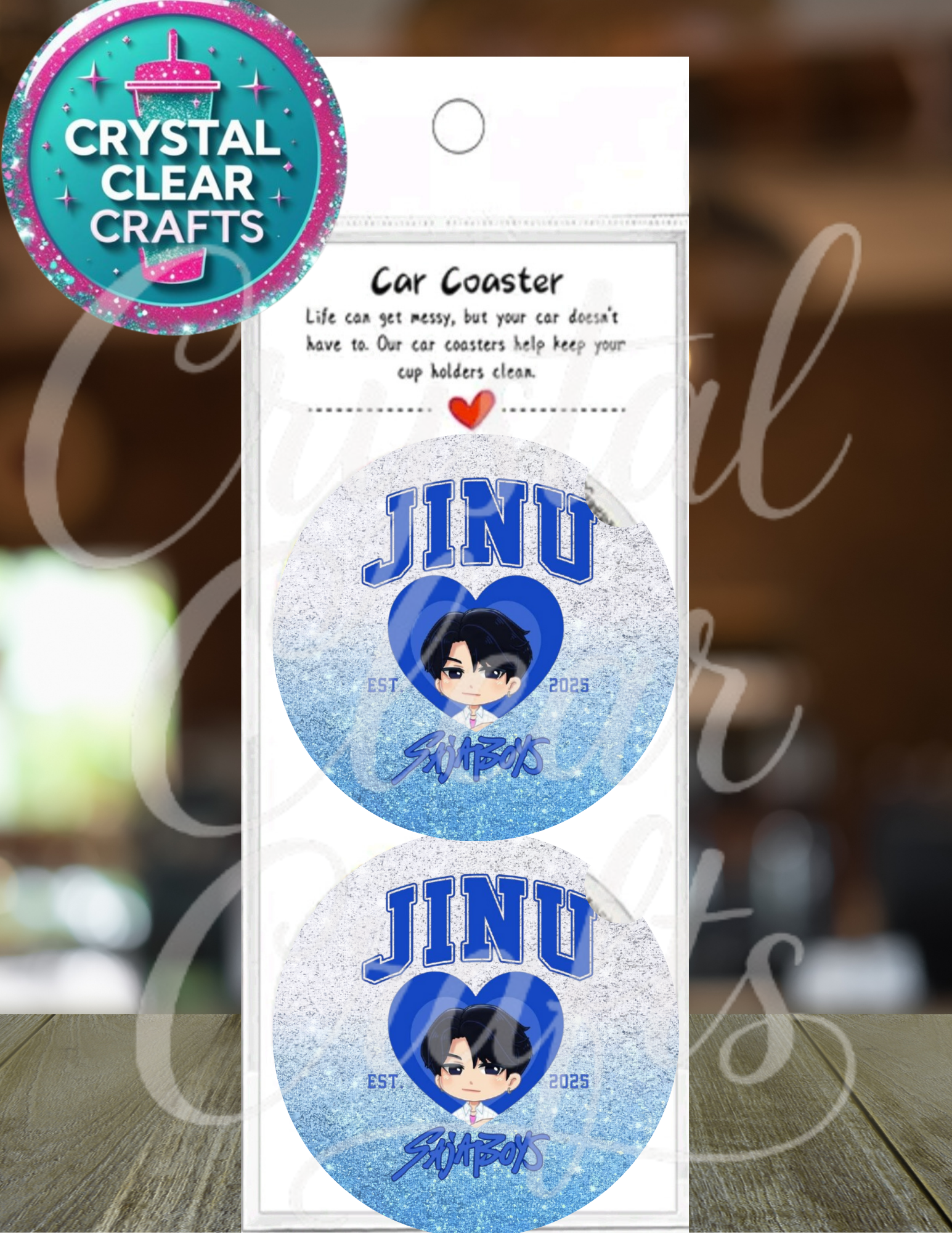 Anime Inspired Car Coasters