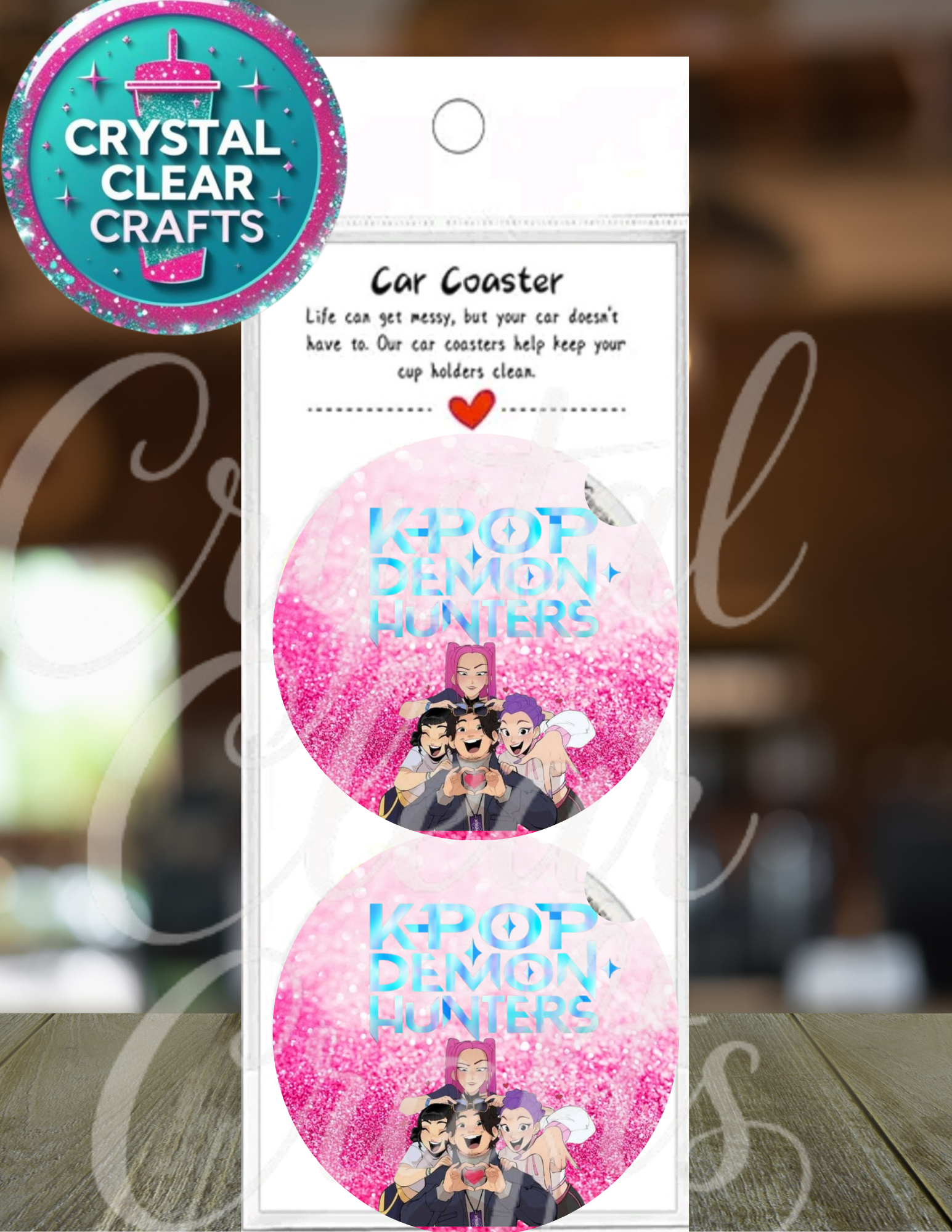 Anime Inspired Car Coaster Set