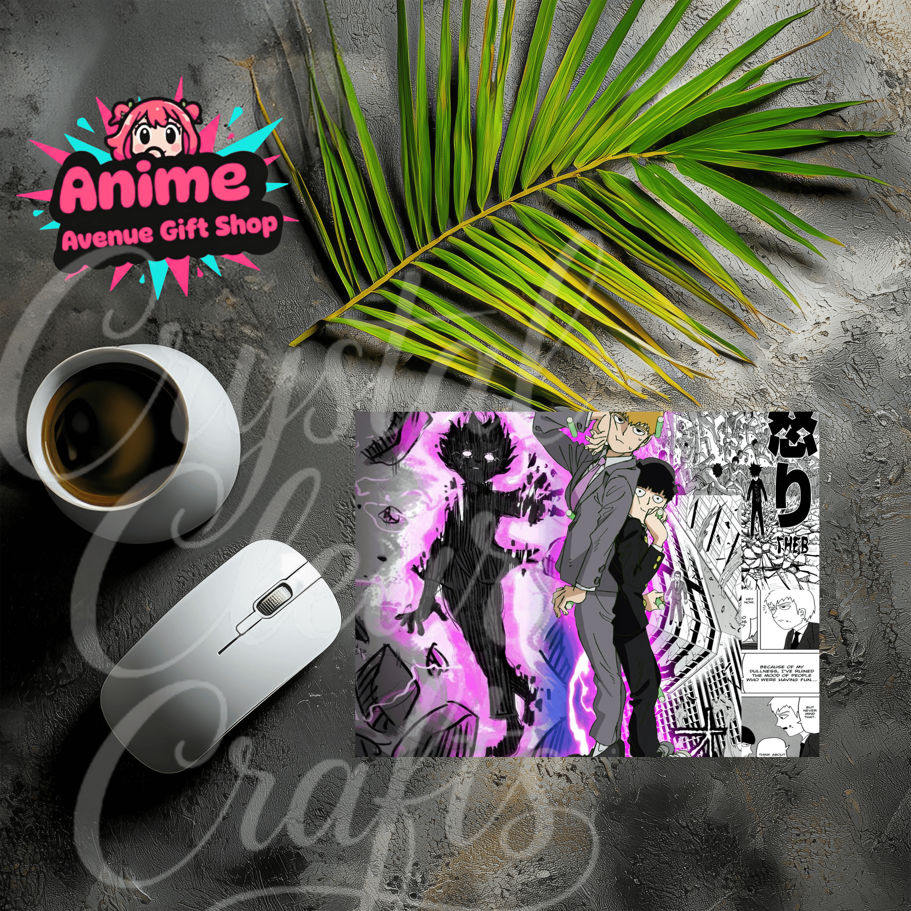 Mob Psycho 100 Anime Mouse Pad