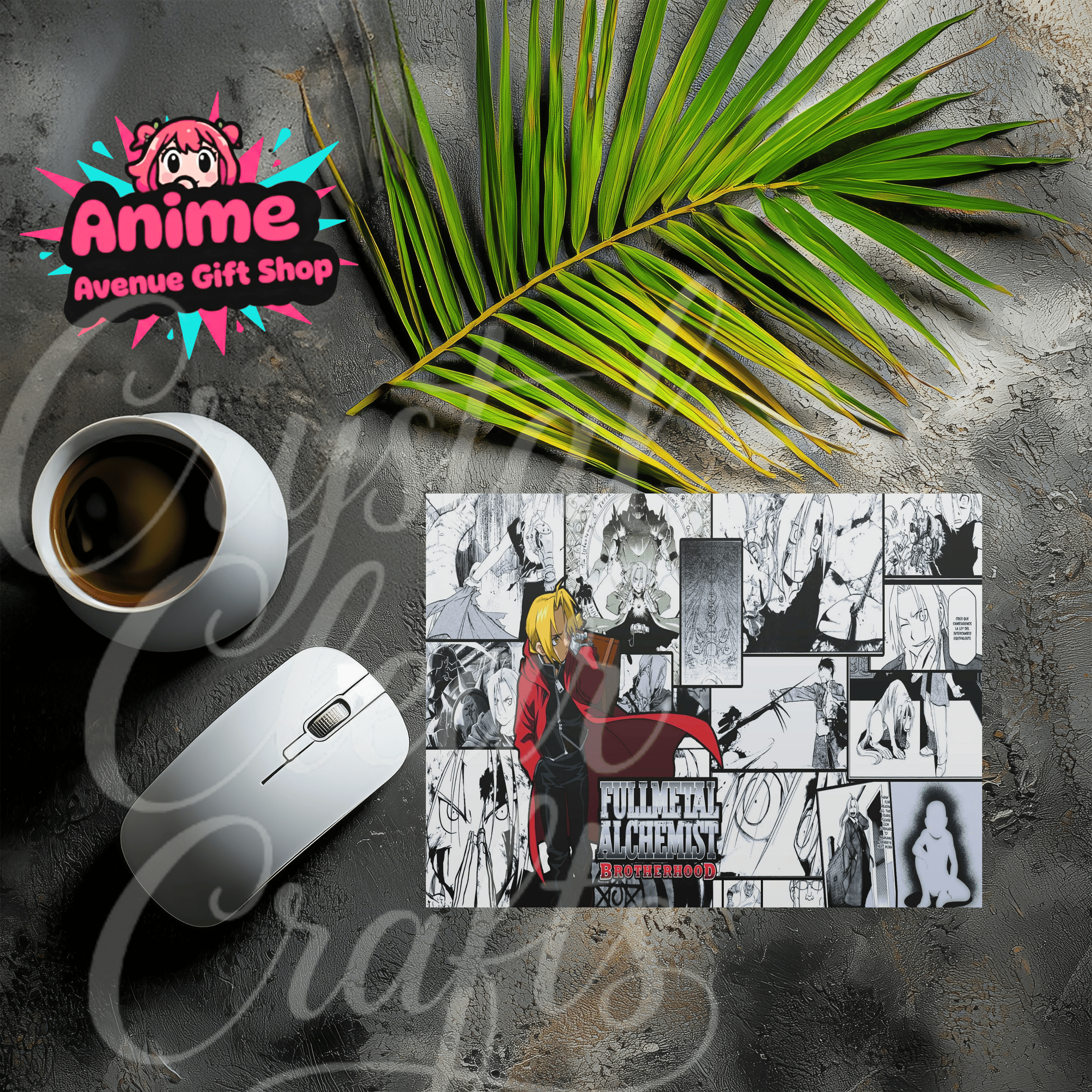 Fullmetal Alchemist Manga Mouse Pad