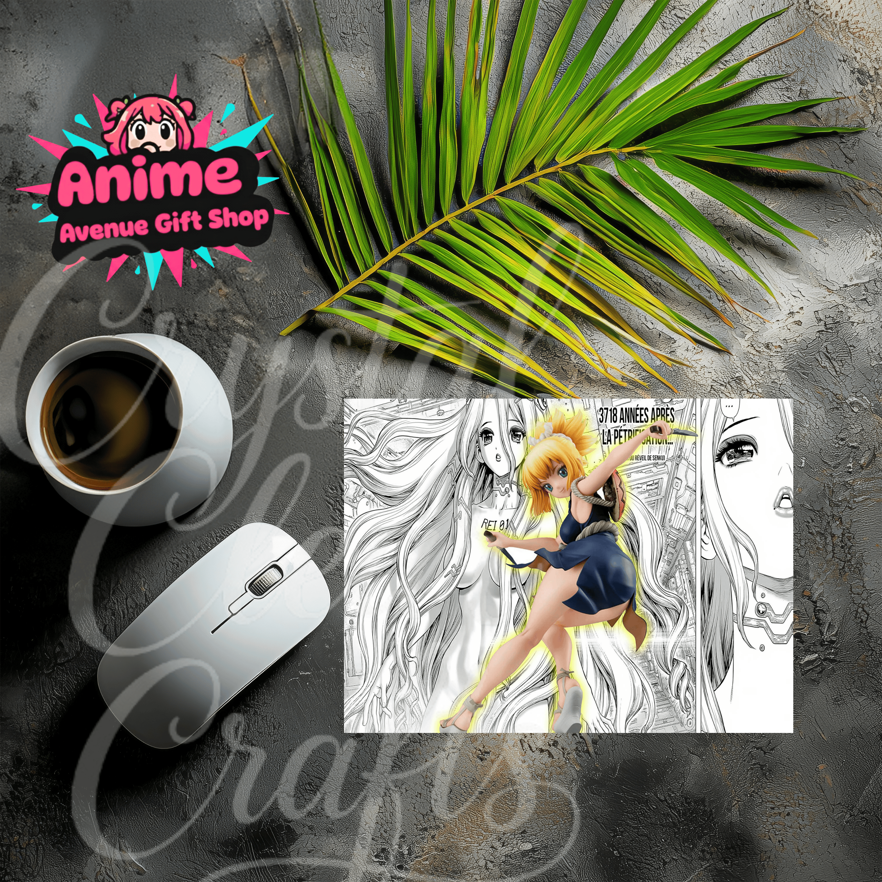 Anime Character Art Mouse Pad