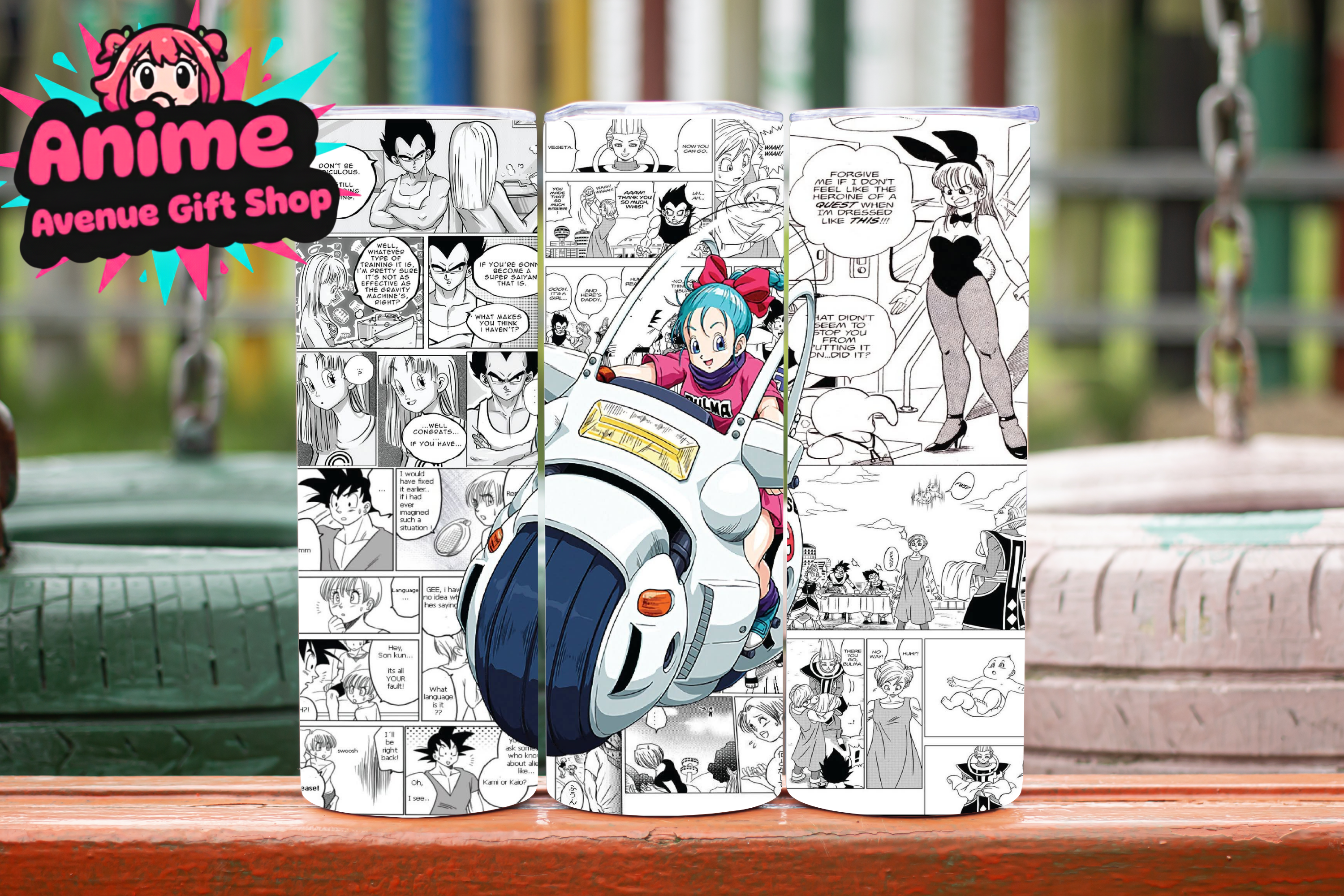 Anime Manga Tumbler Digital Design