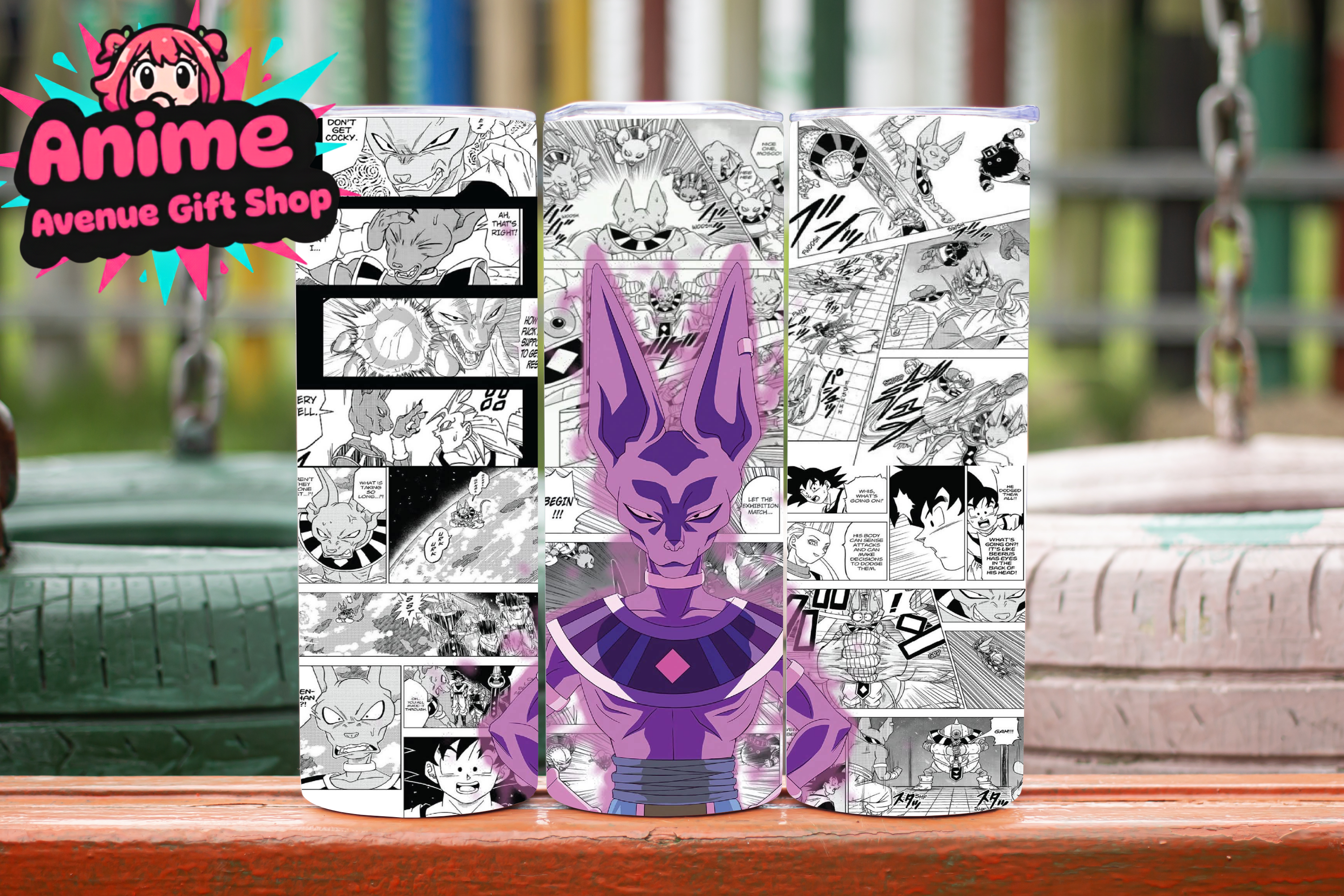 Anime Manga Digital Tumbler Wrap