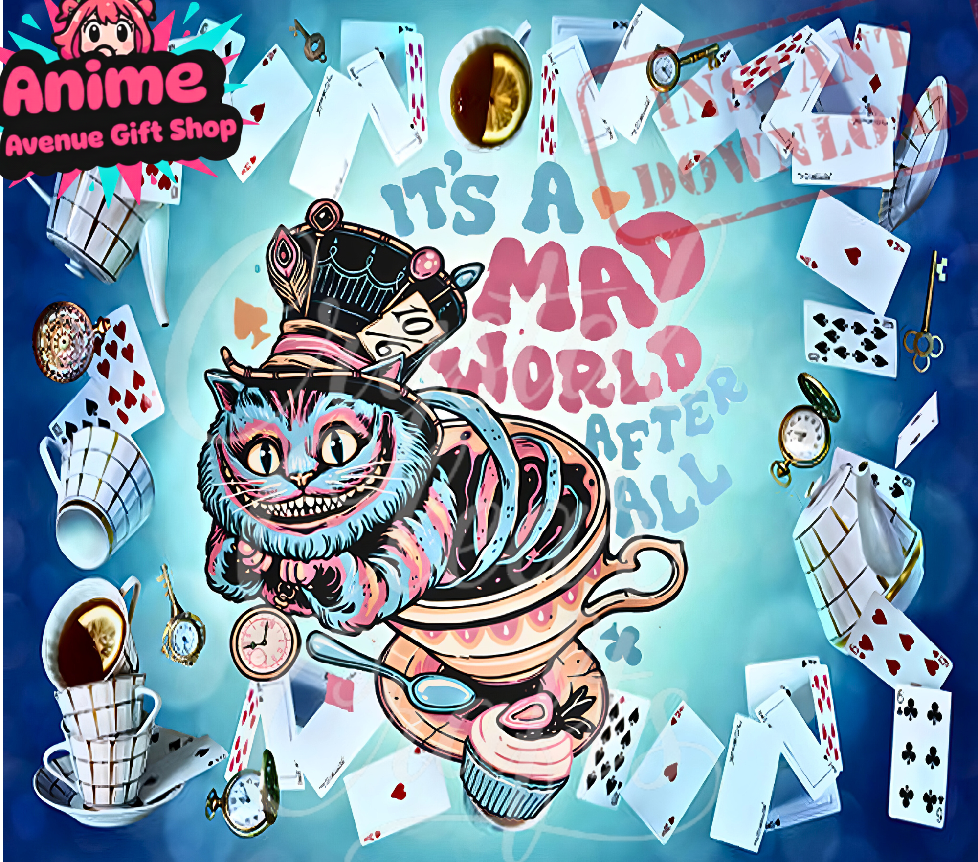 Mad World Wonderland Digital Wrap