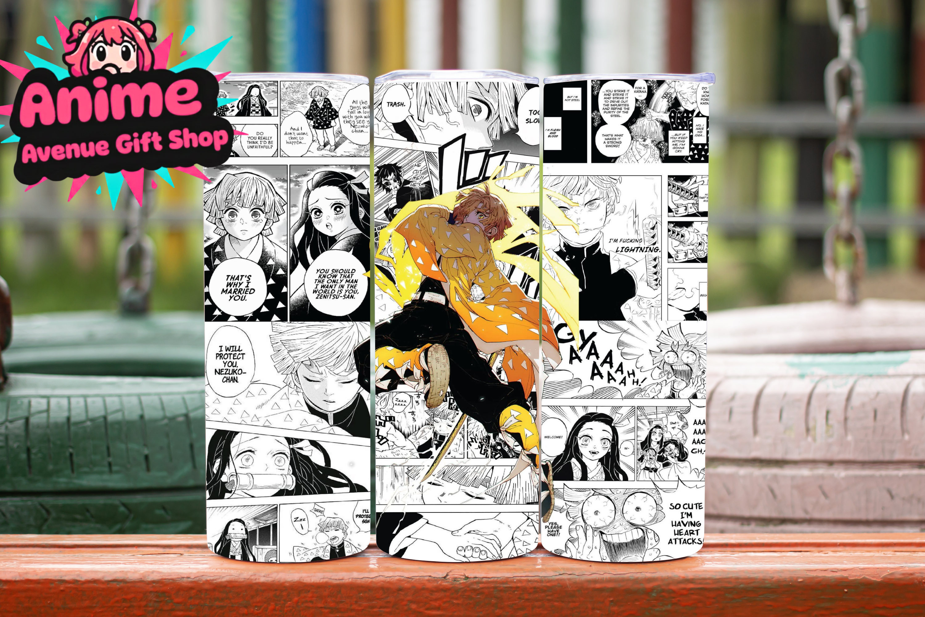 Anime Manga Digital Tumbler Wrap