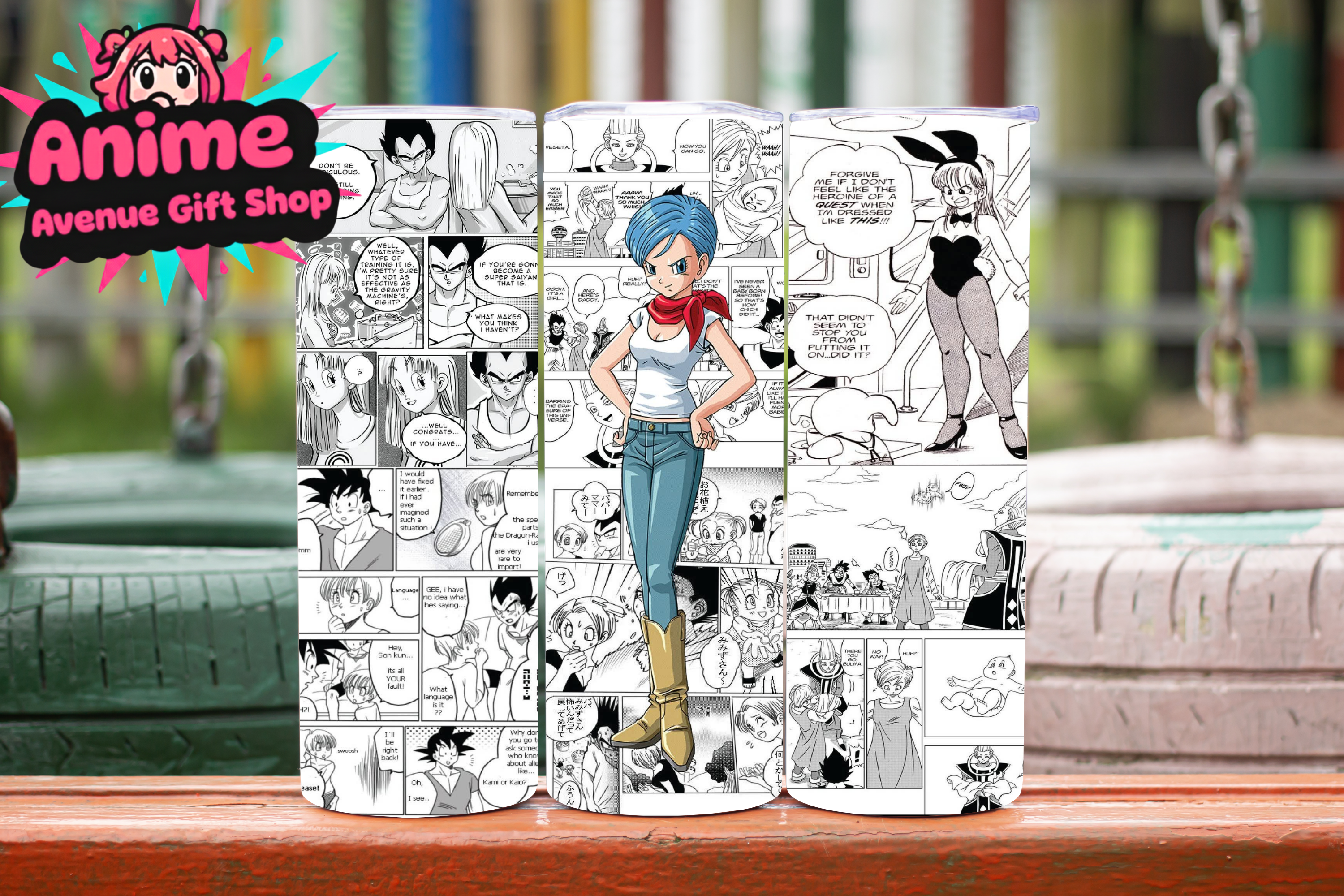 Dragon Manga Digital Tumbler Wrap