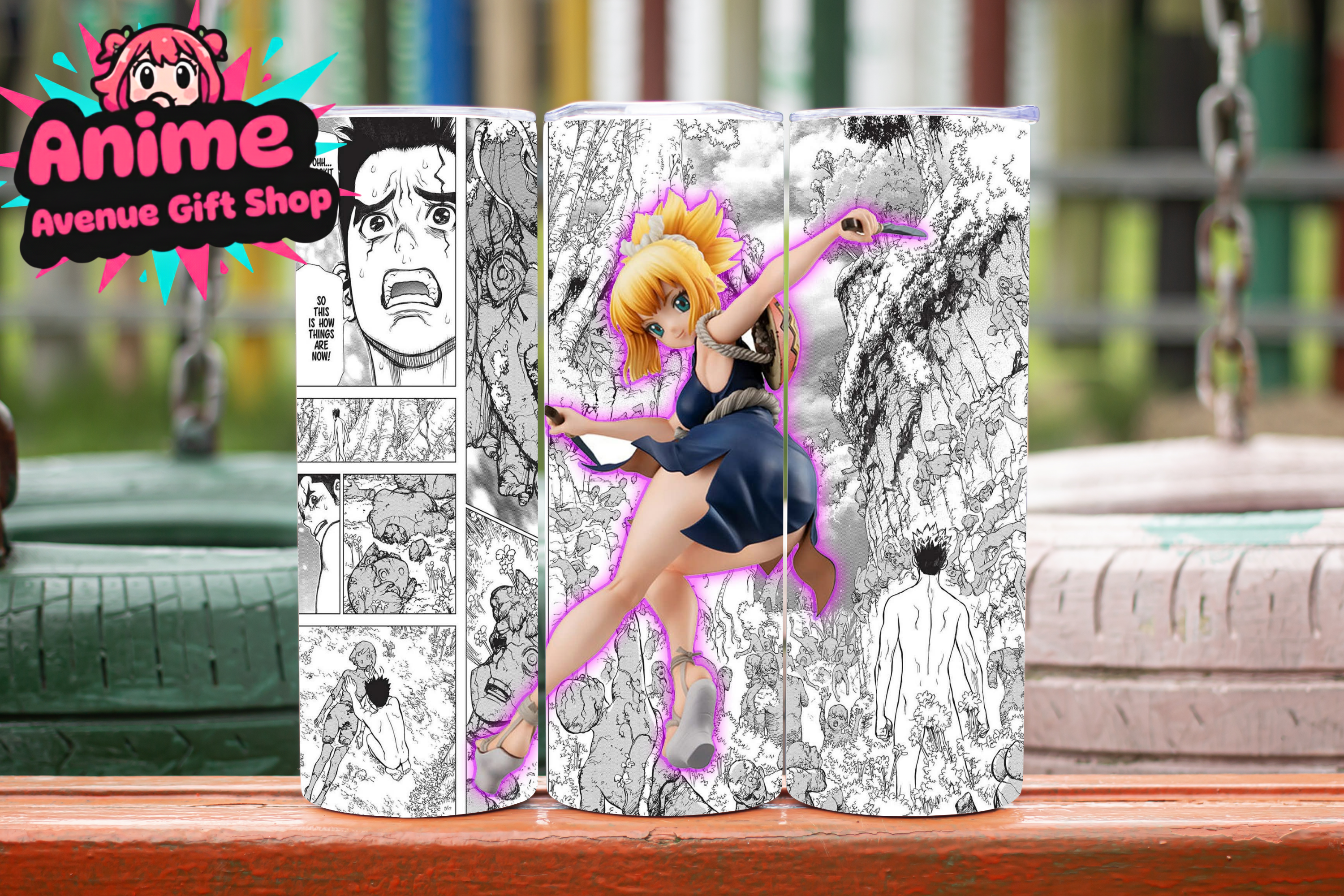 Anime Manga Digital Tumbler Wrap