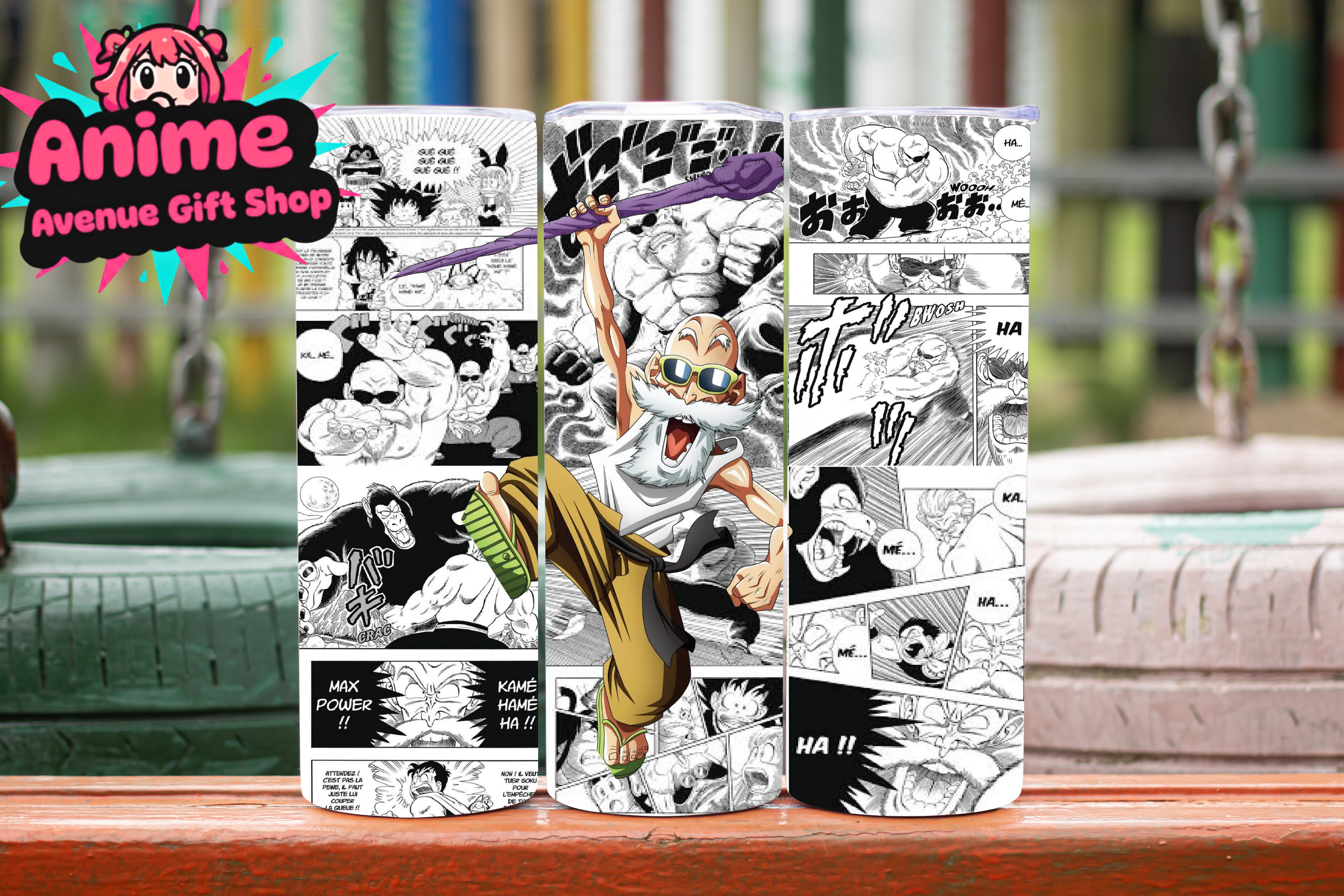 Dragon Ball Manga Panel Tumbler Wrap