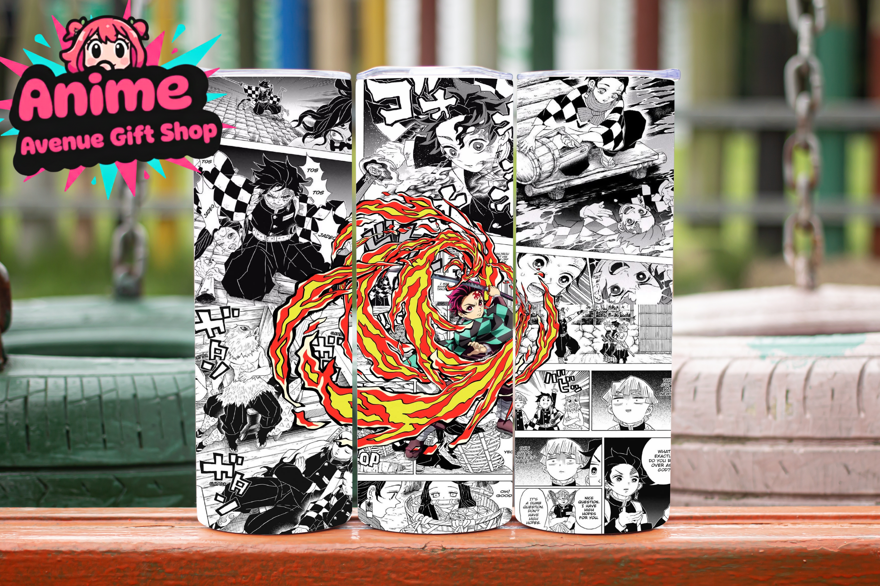 Manga Panel Tumbler Wrap