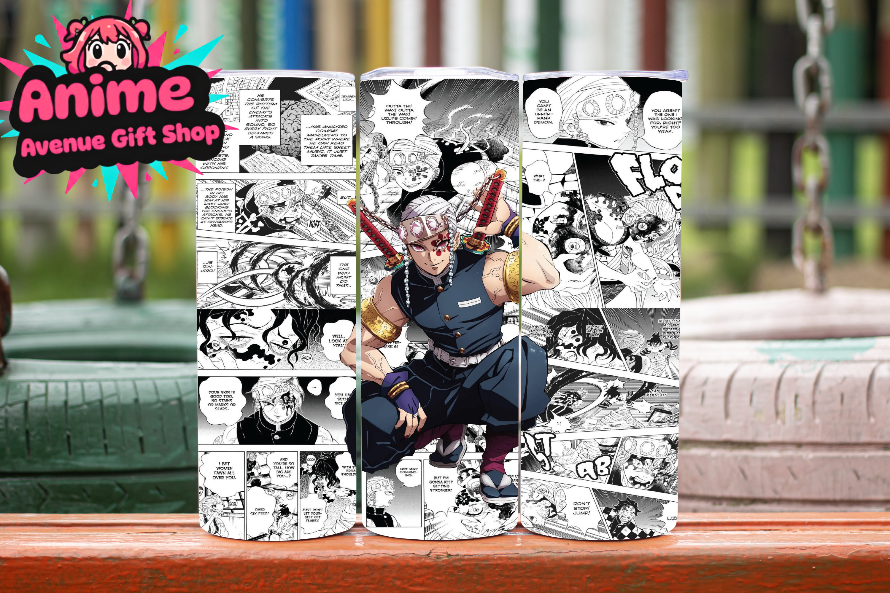 Manga Panel Digital Tumbler Wrap