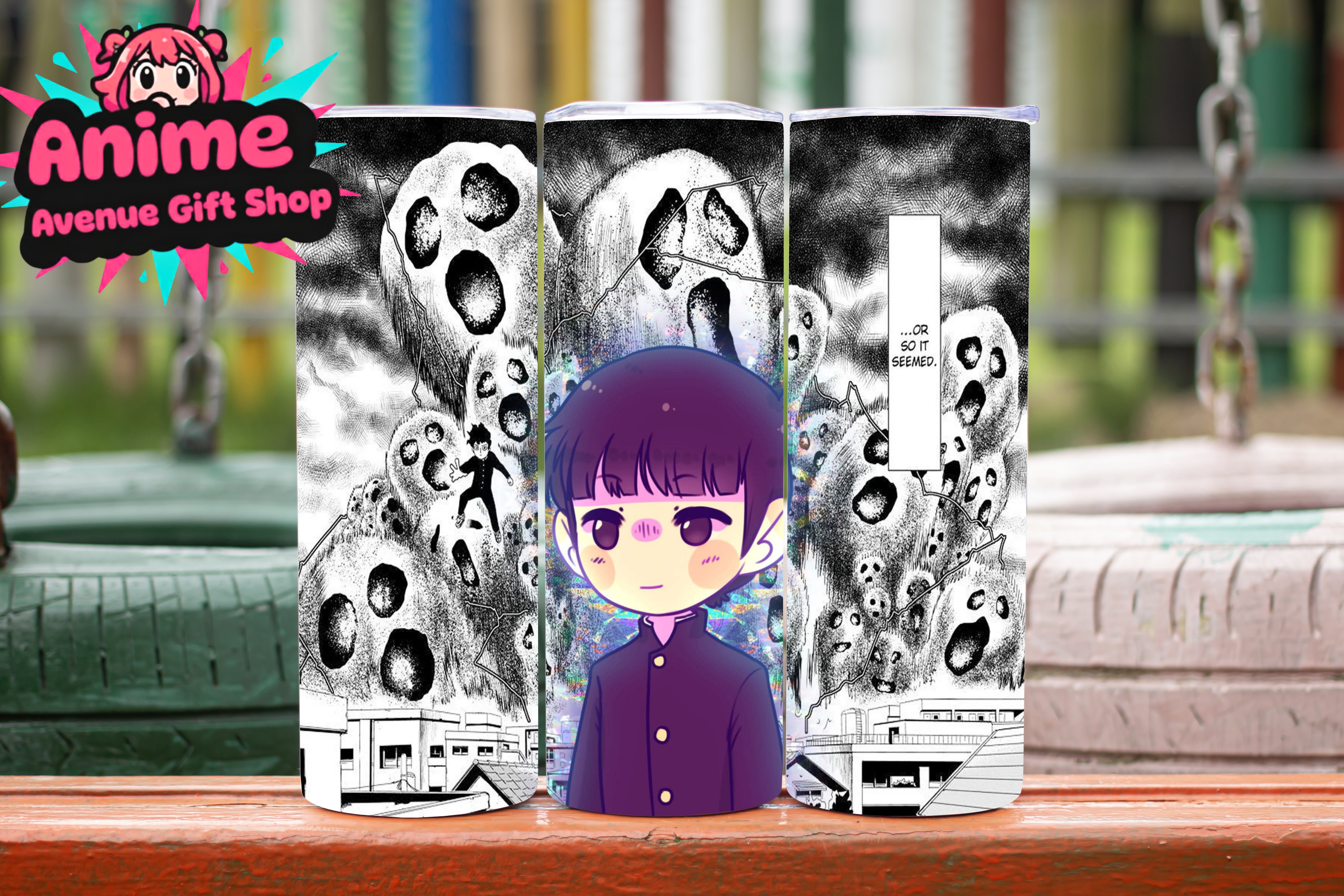 Anime Horror Manga Tumbler Wrap