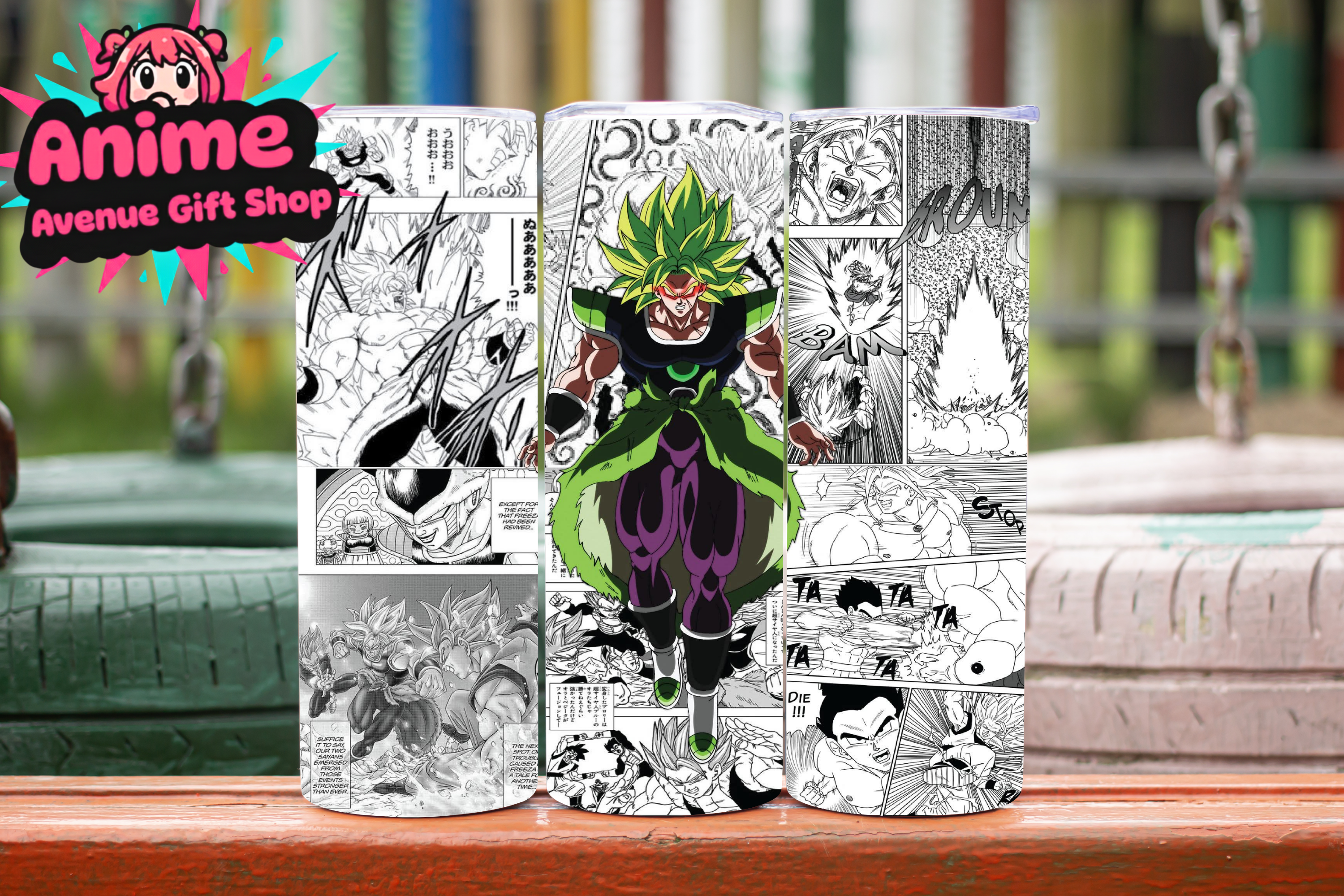 Manga Hero Tumbler Wrap
