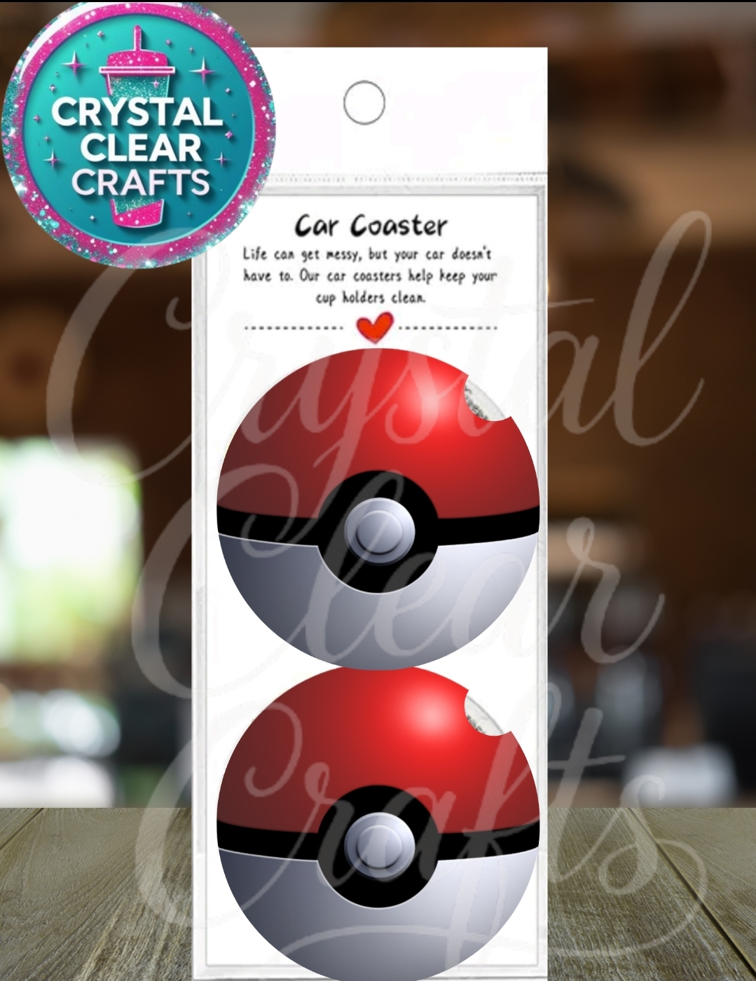 Anime Inspired Car Coaster Set