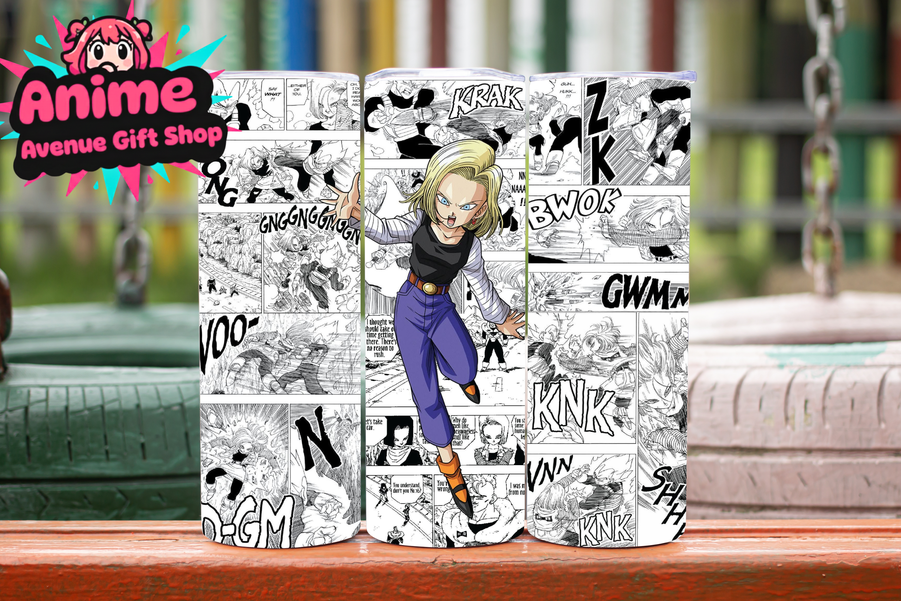 Dragon Ball Manga Tumbler Wrap