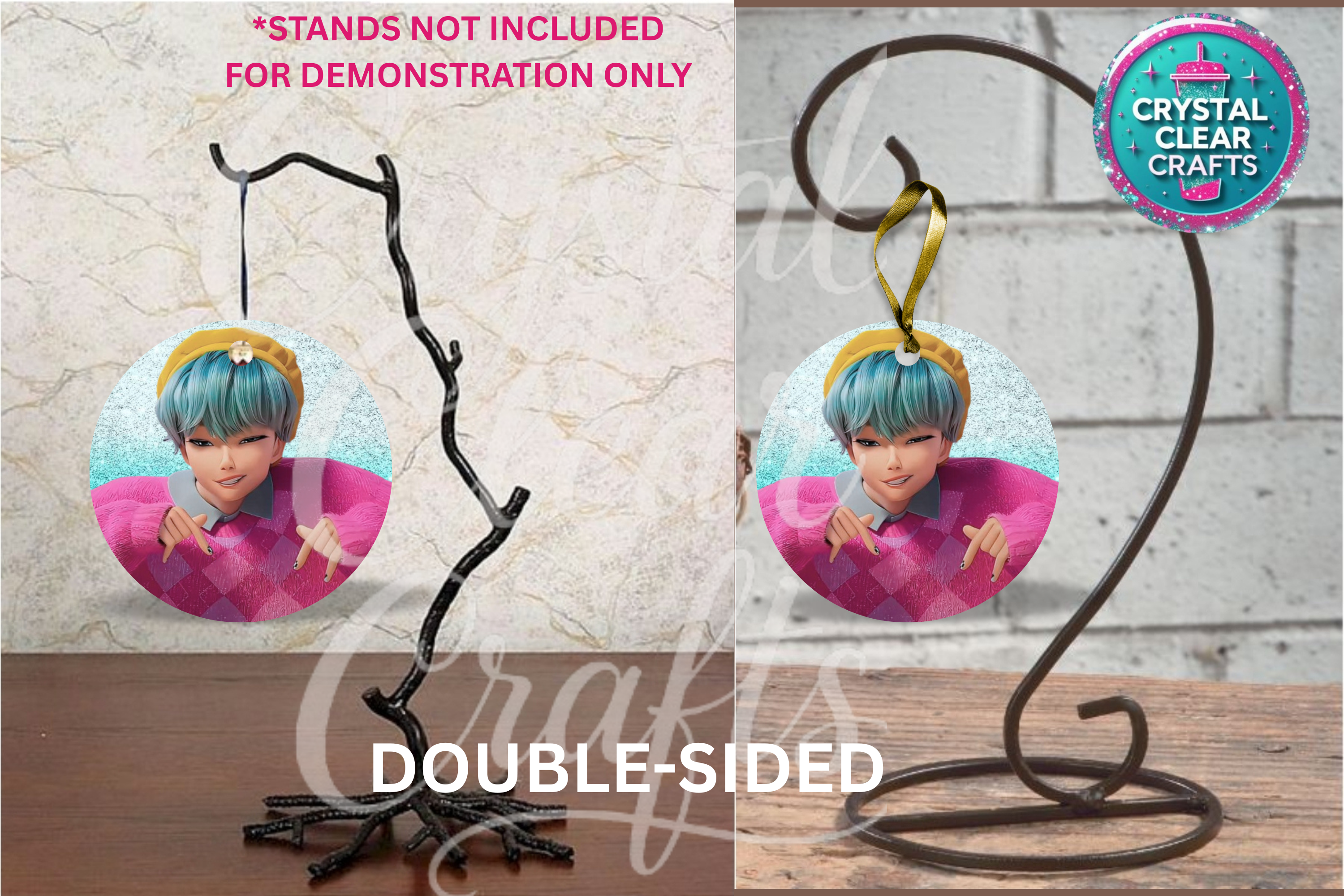 Anime Inspired Car Rearview Mirror Hanging Ornament