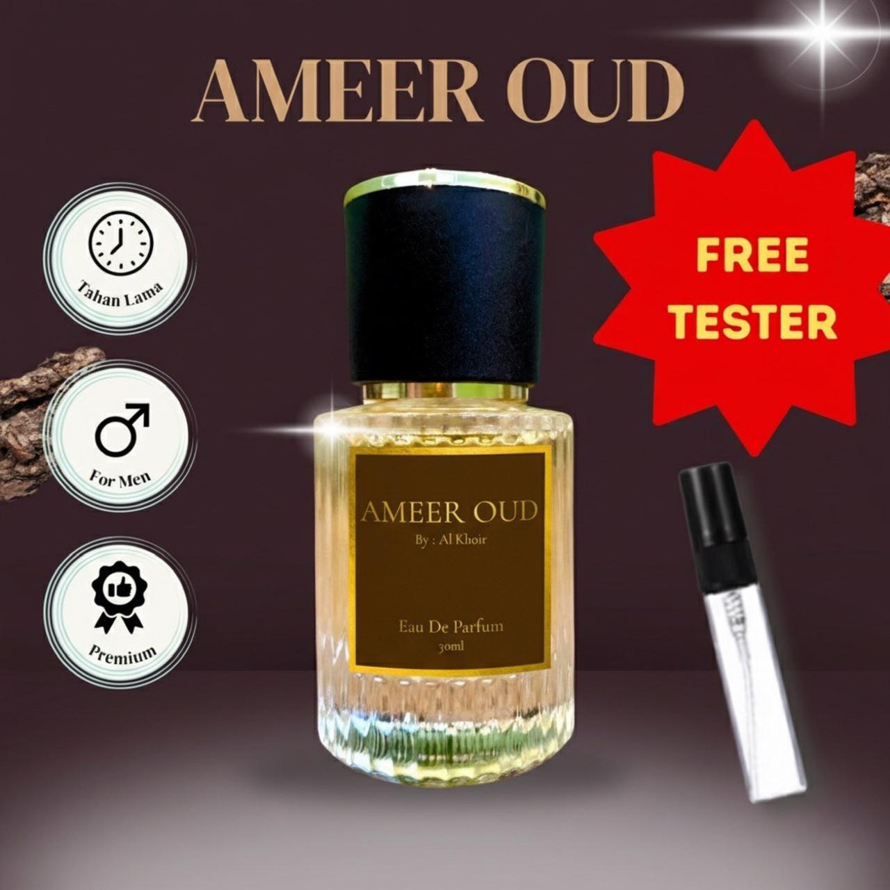 Parfum Pria Arab – Parfum Ameer Oud – Parfum Ameer Oud Al Khoir – Parfum Pria Arab Elegan – Parfum Oud Tahan Lama Pria – Wewangian
