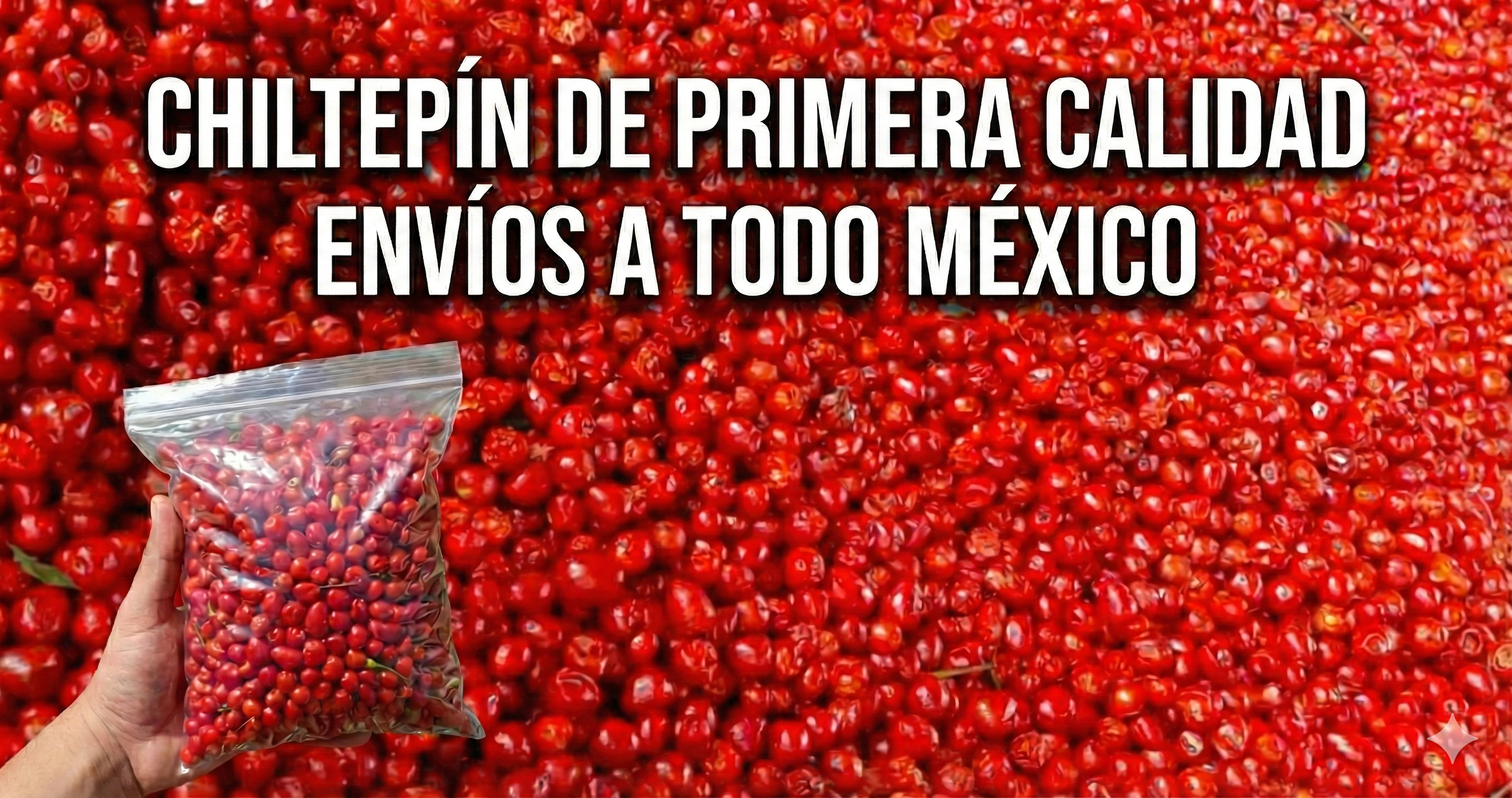 5 Kg Chiltepín Artesanal | kilos empacados individualmente para Restaurantes