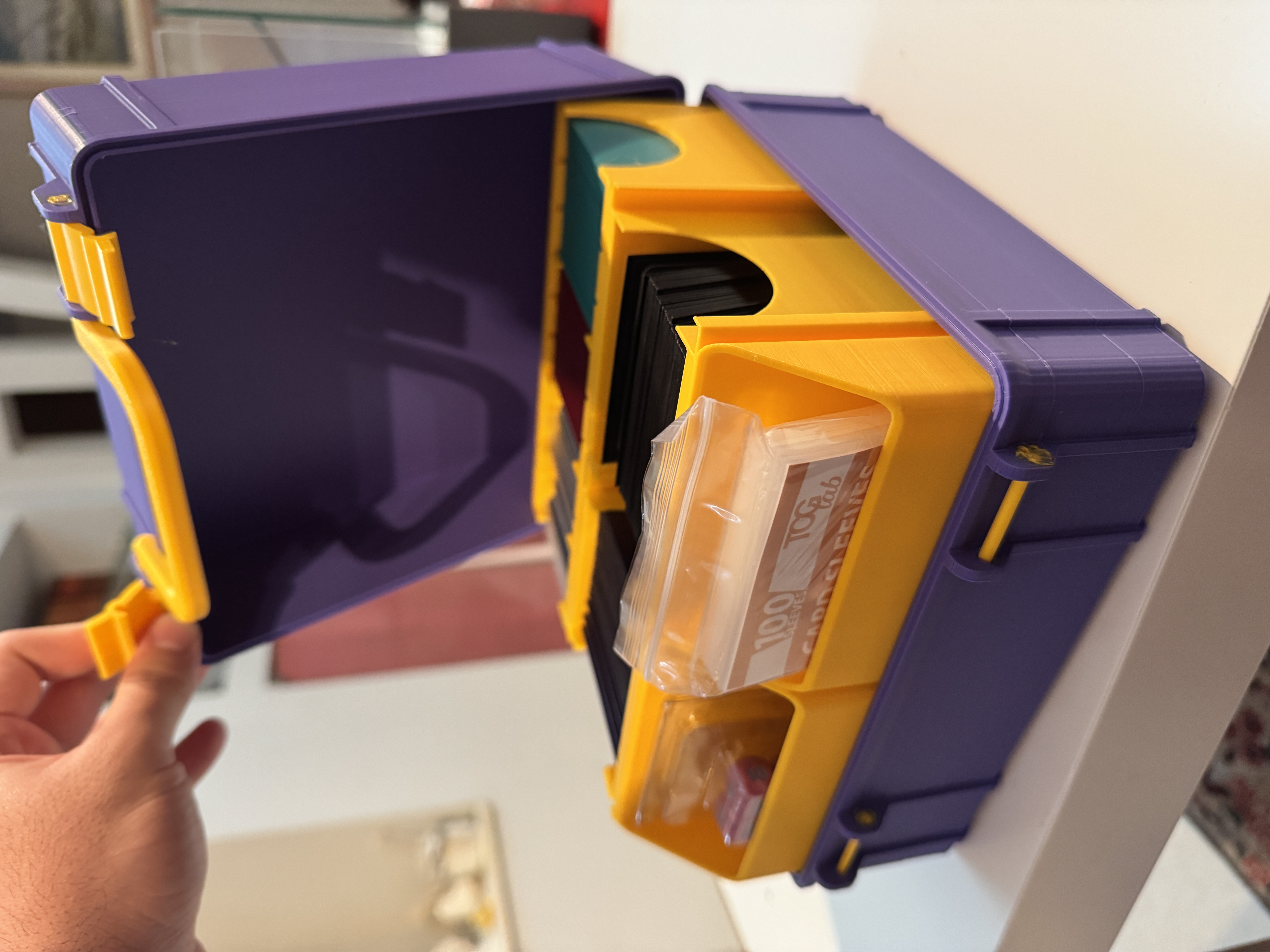 Valigetta Porta Mazzi e carte sfuse da stock, Ideale per Pokémon e Magic.