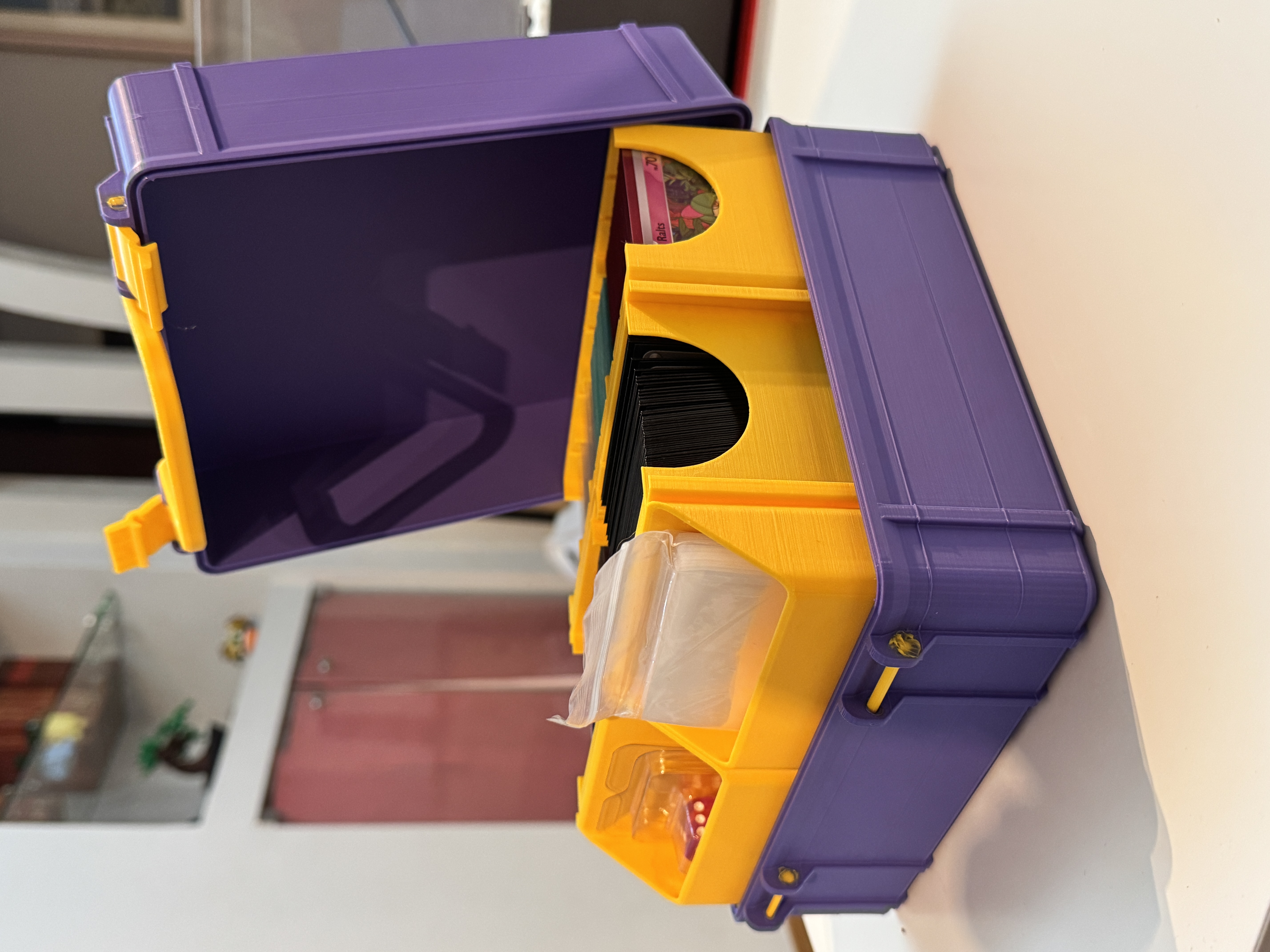 Valigetta Porta Mazzi e carte sfuse da stock, Ideale per Pokémon e Magic.