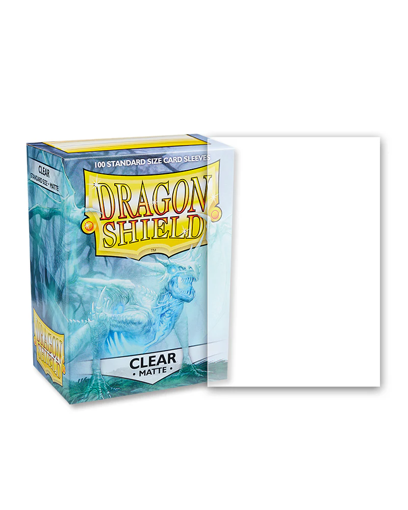 Dragon Shield Clear Matte Standard Size Pokémon / Magic