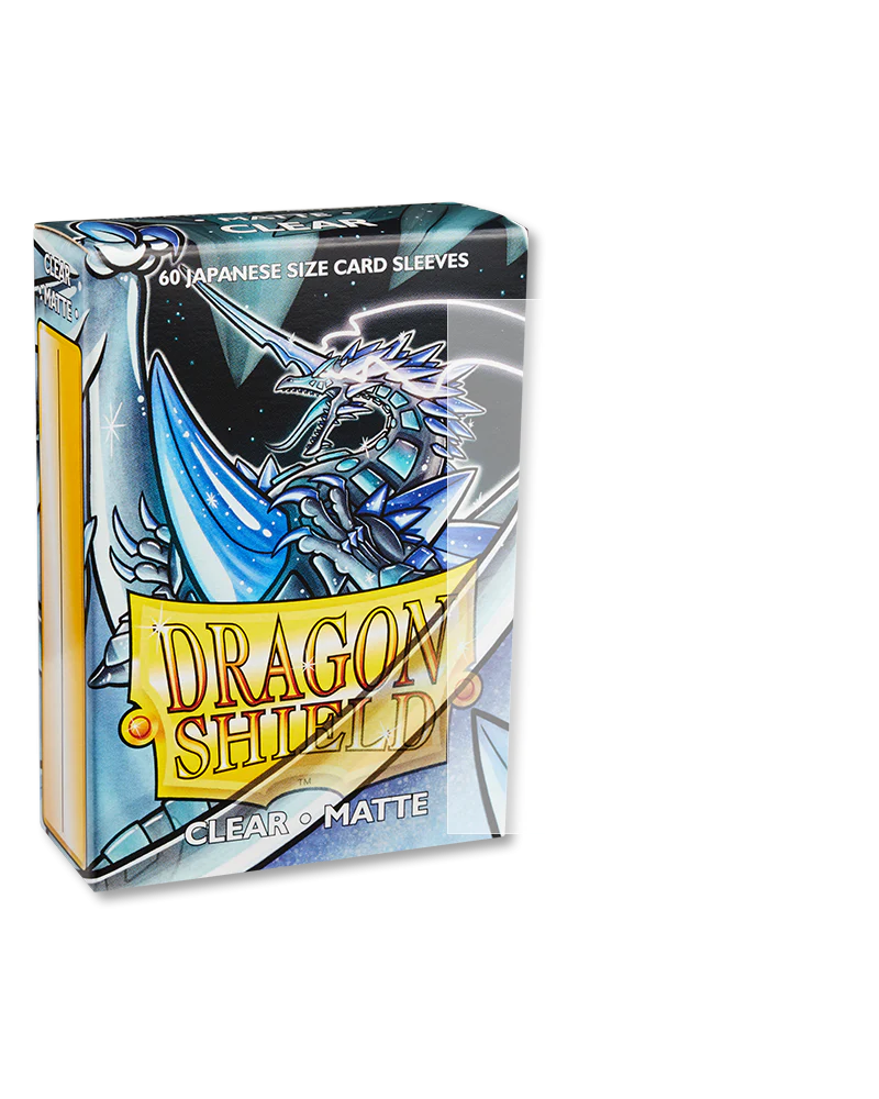 Dragon Shield Clear Matte Japanese Size Yu Gi Oh!