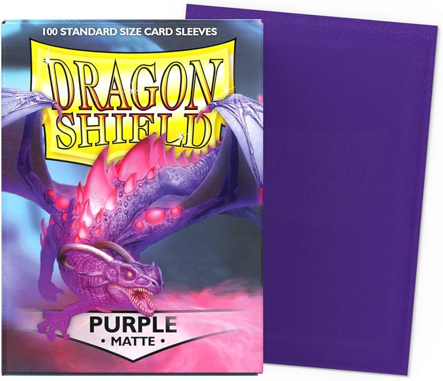 Dragon Shield Sleeve Viola Opaco (purple) Pokémon - Magic