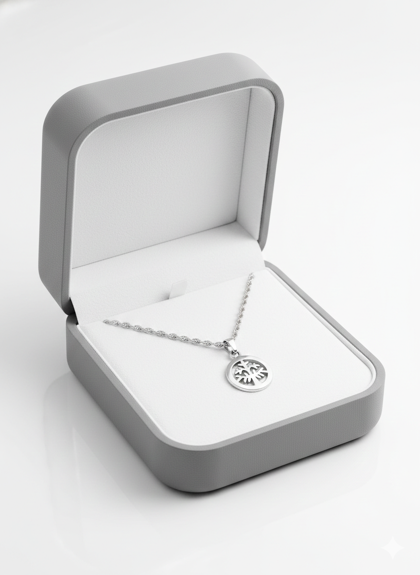 Collar de Plata Árbol de la Vida