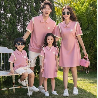 Family Matching Pink Outfits