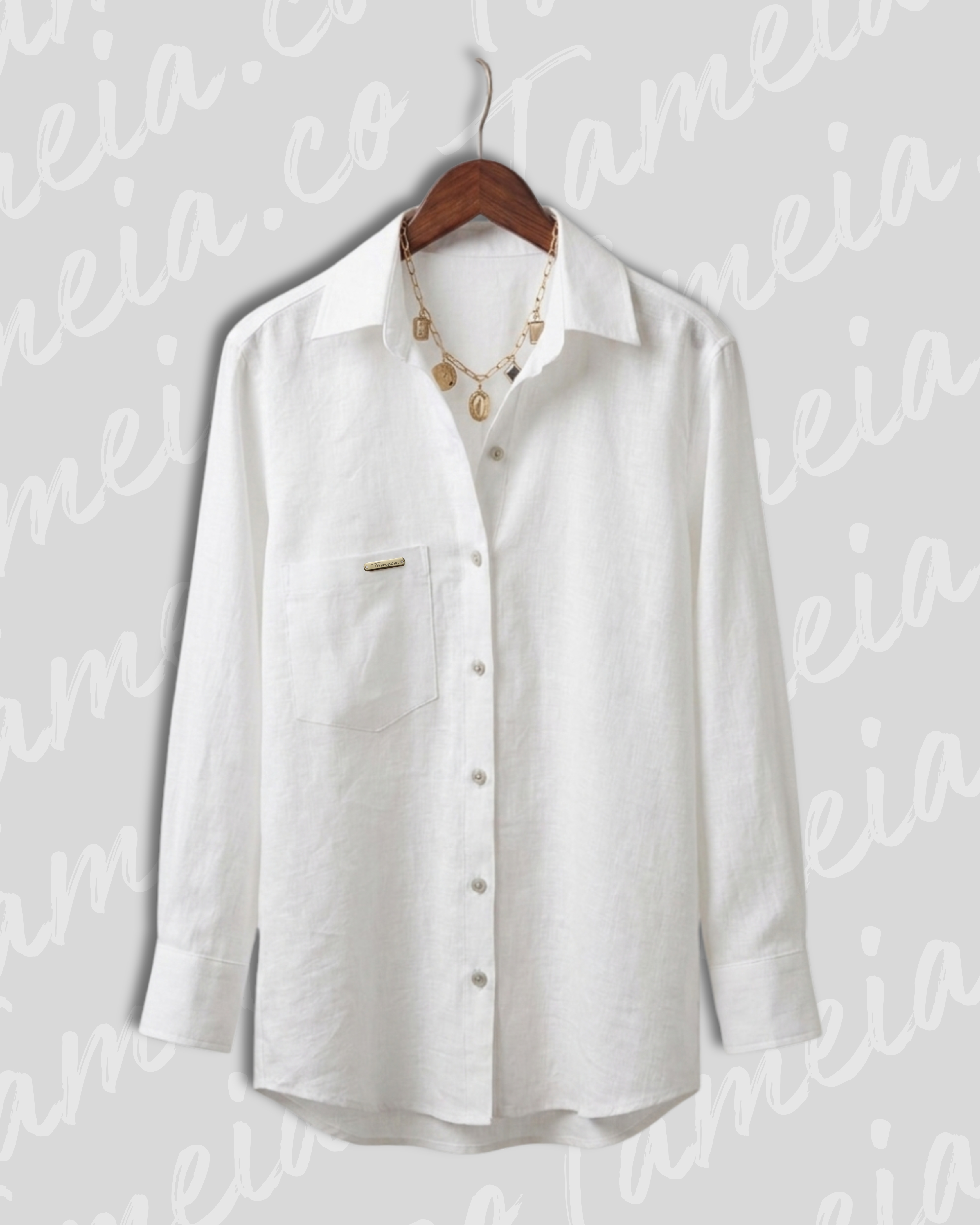 Camisa clásica Lino