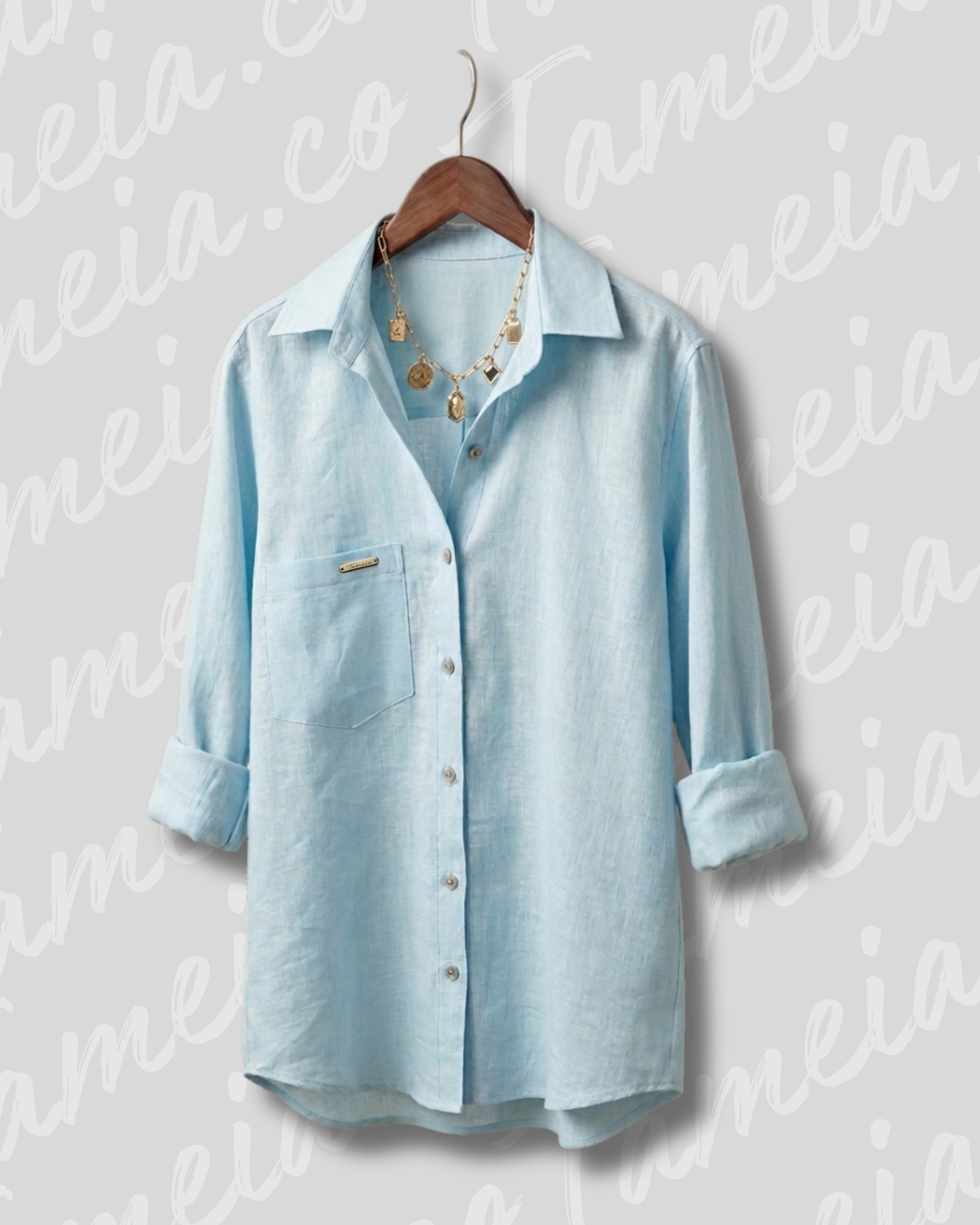 Camisa clásica Lino