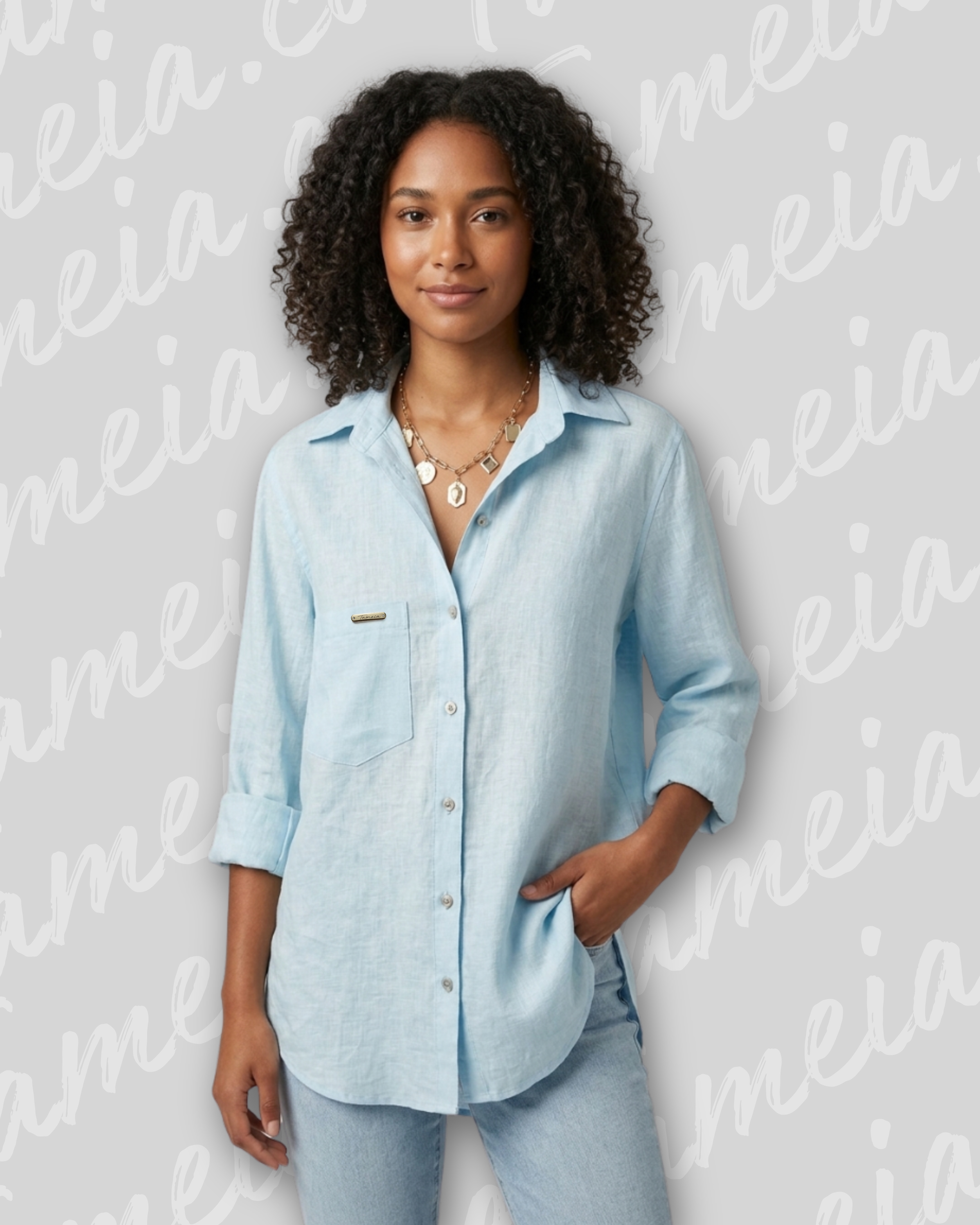 Camisa clásica Lino