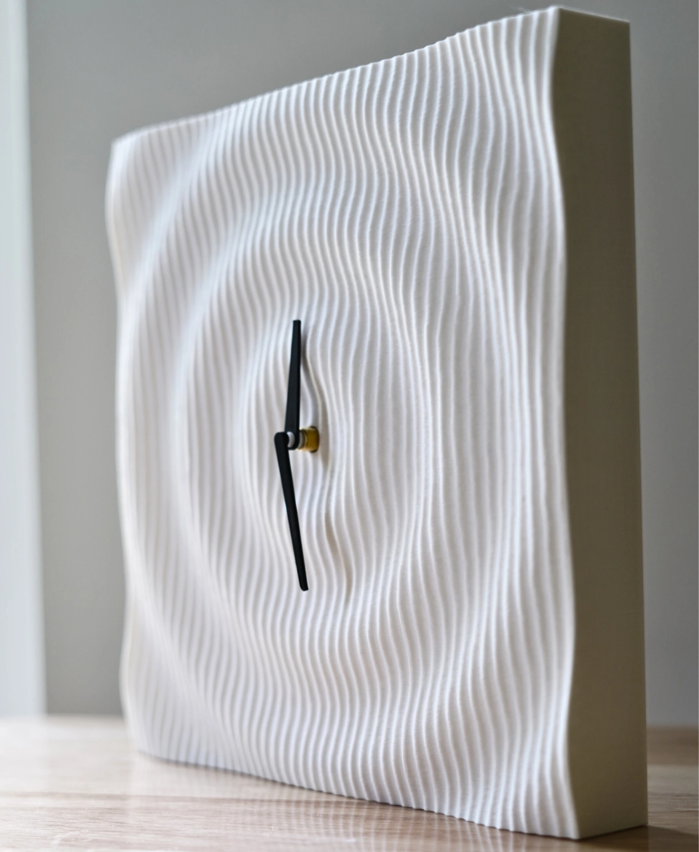 Wave Pattern Wall Clock