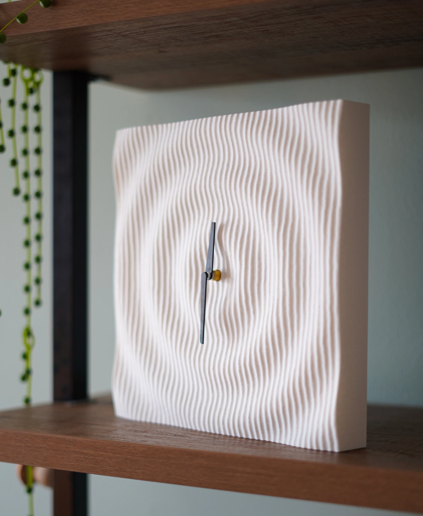 Wave Pattern Wall Clock