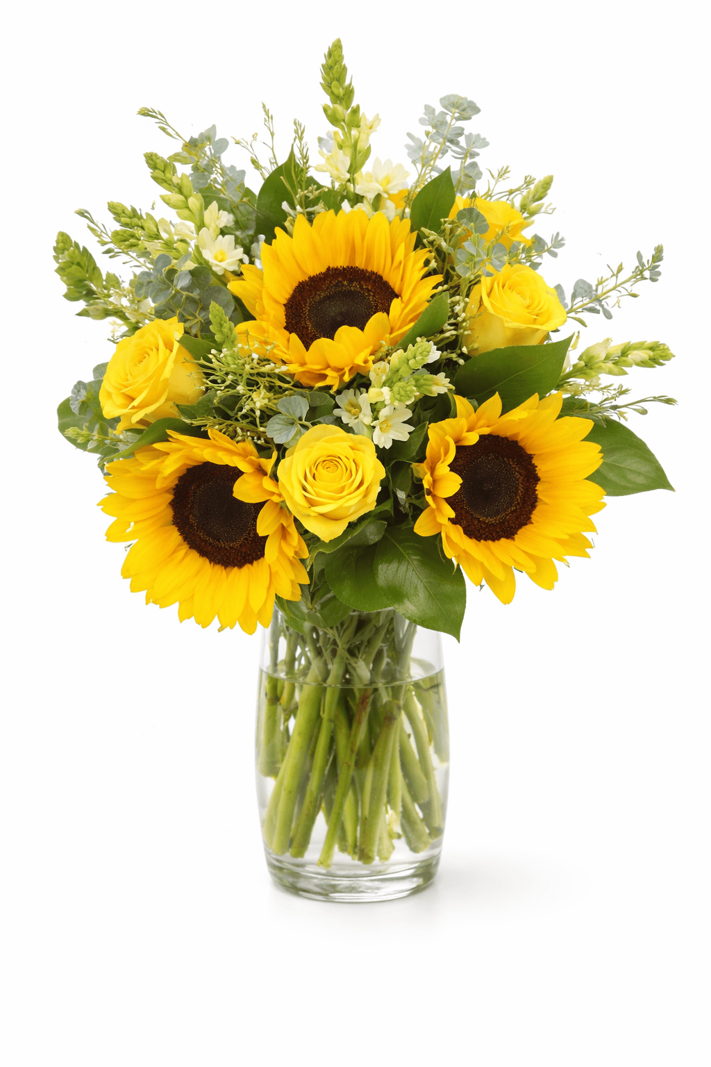 Ramo de Girasoles y Rosas
