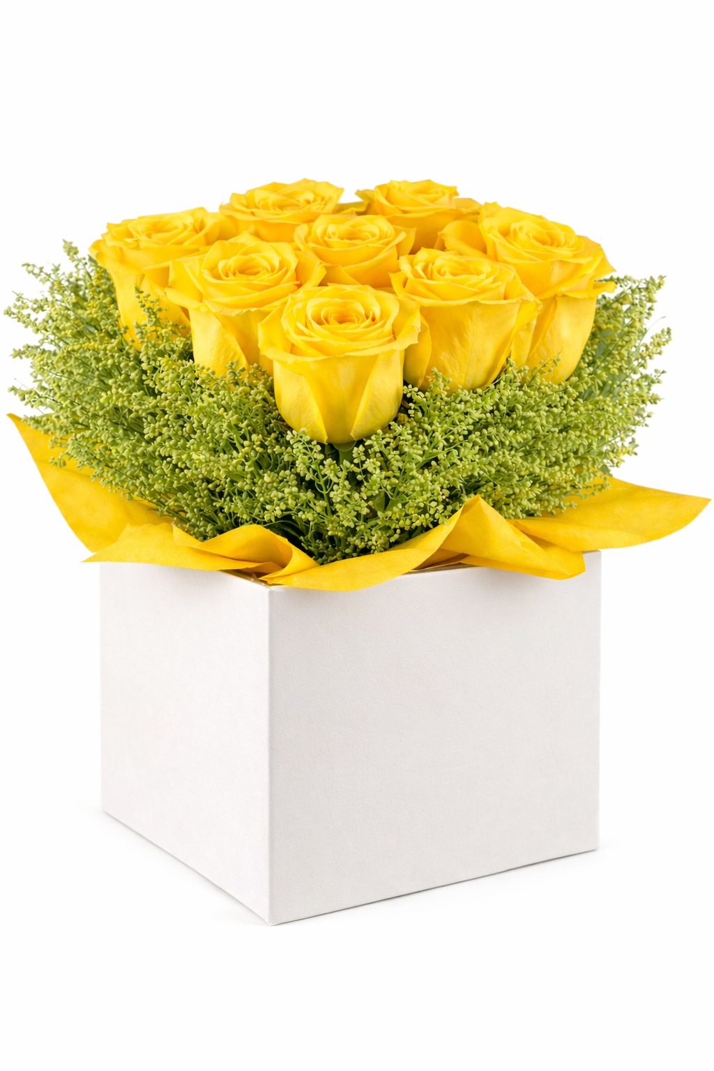 Arreglo de rosas amarillas