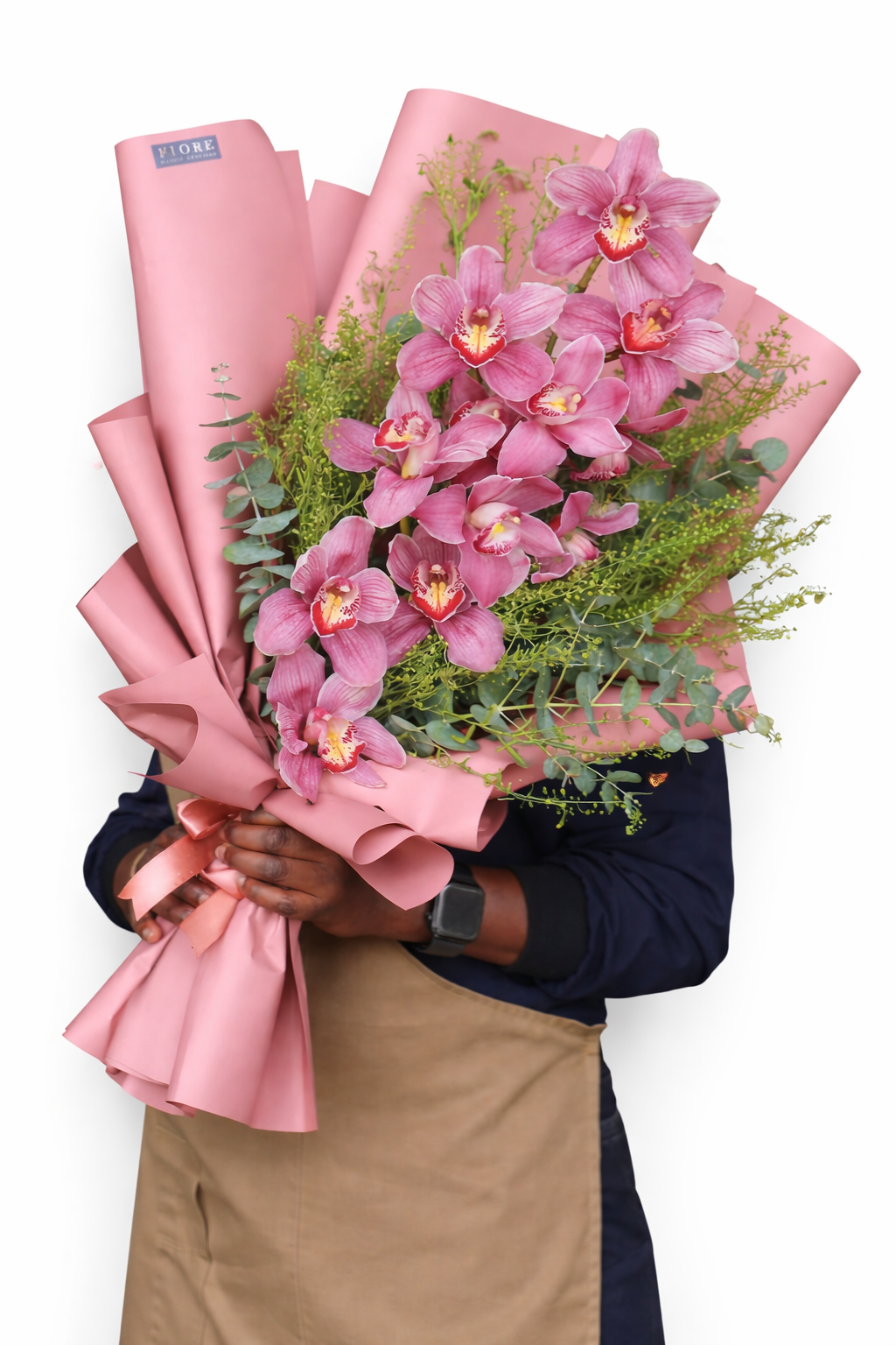 Ramo de Orquídeas Rosadas