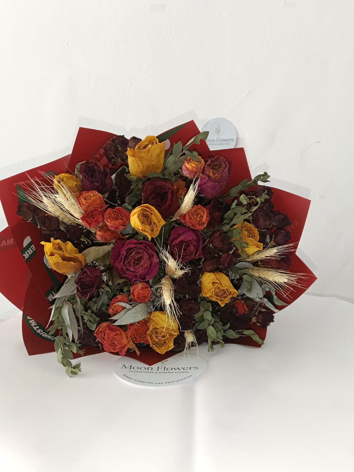 Ramo de flores secas