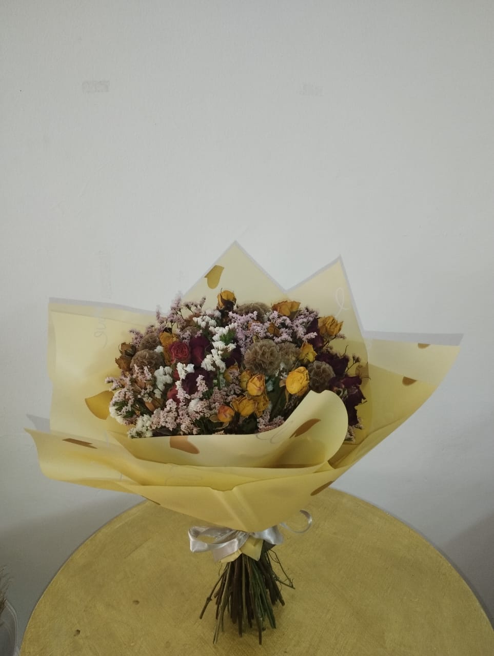 Ramo de flores secas