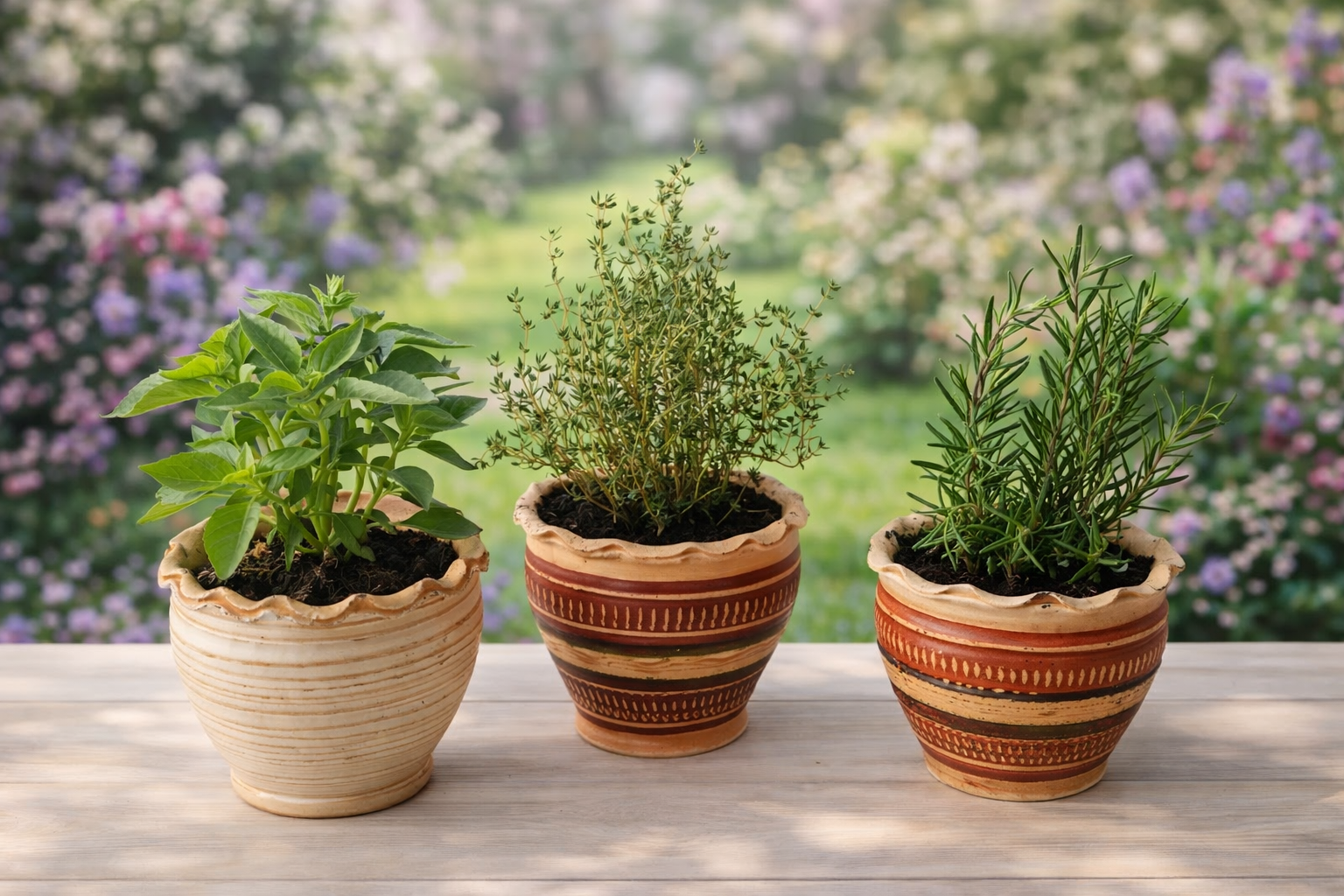 Set de plantas aromáticas