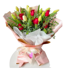 Ramo de Rosas y Tulipanes