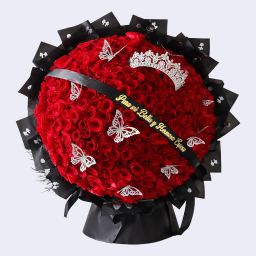 Bouquet de rosas rojas
