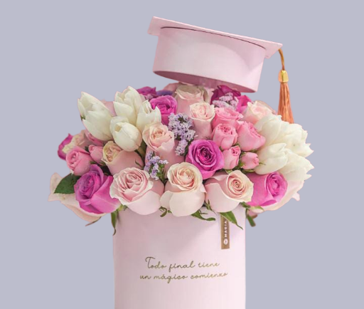 Arreglo floral para graduación