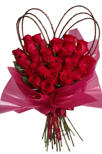 Buquet corazon 