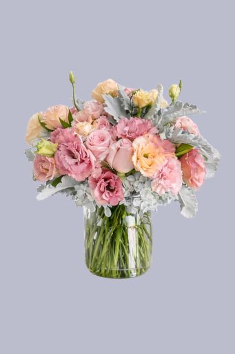 Arreglo Floral Rosado Elegante