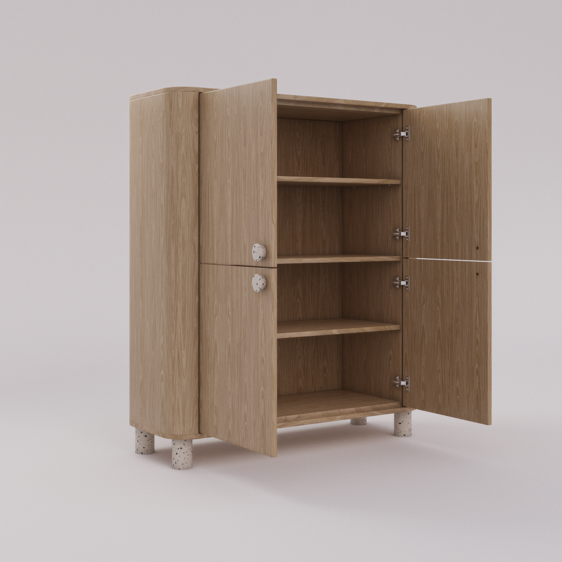 aparador alto concreta 120x145x45