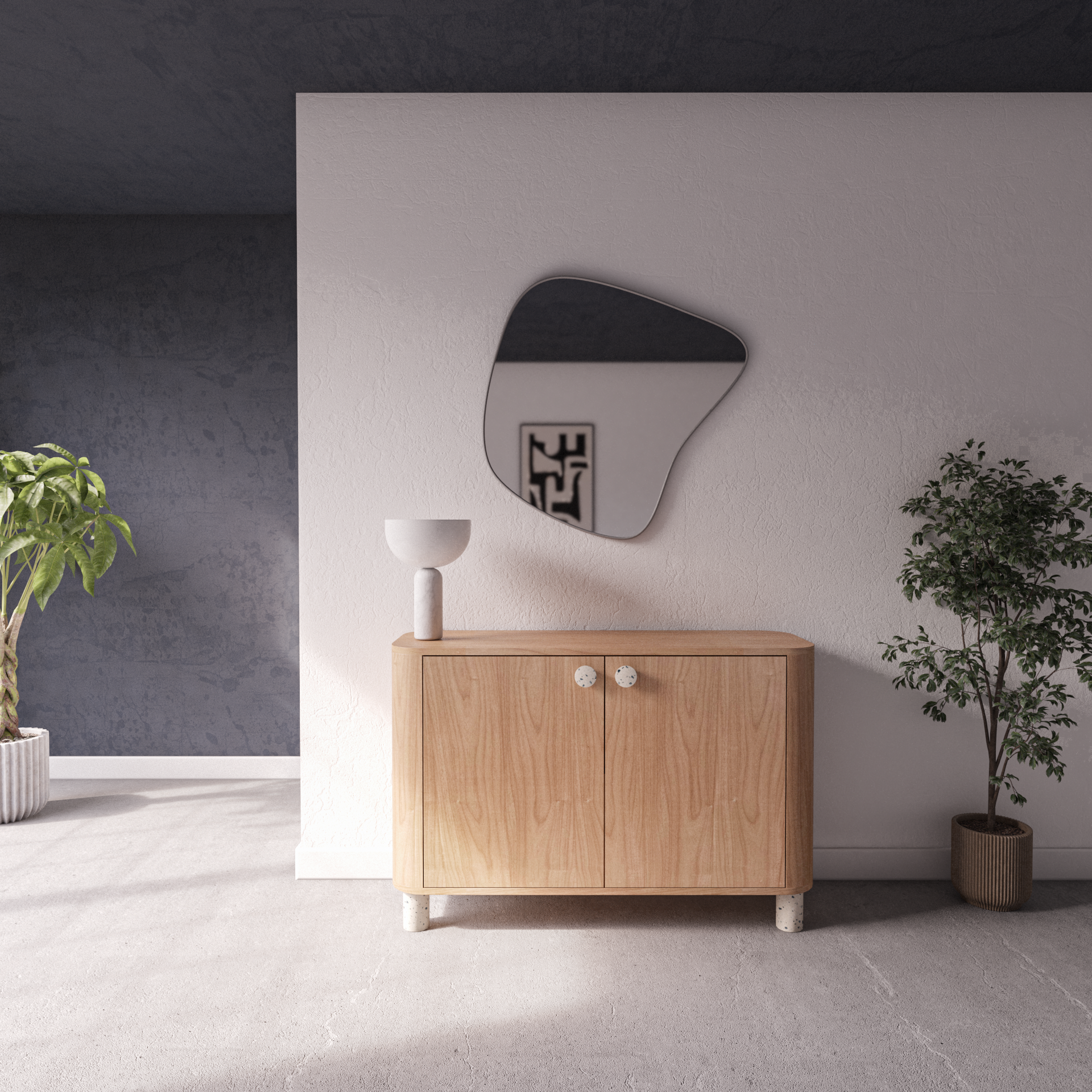 aparador concreta 120x80x40