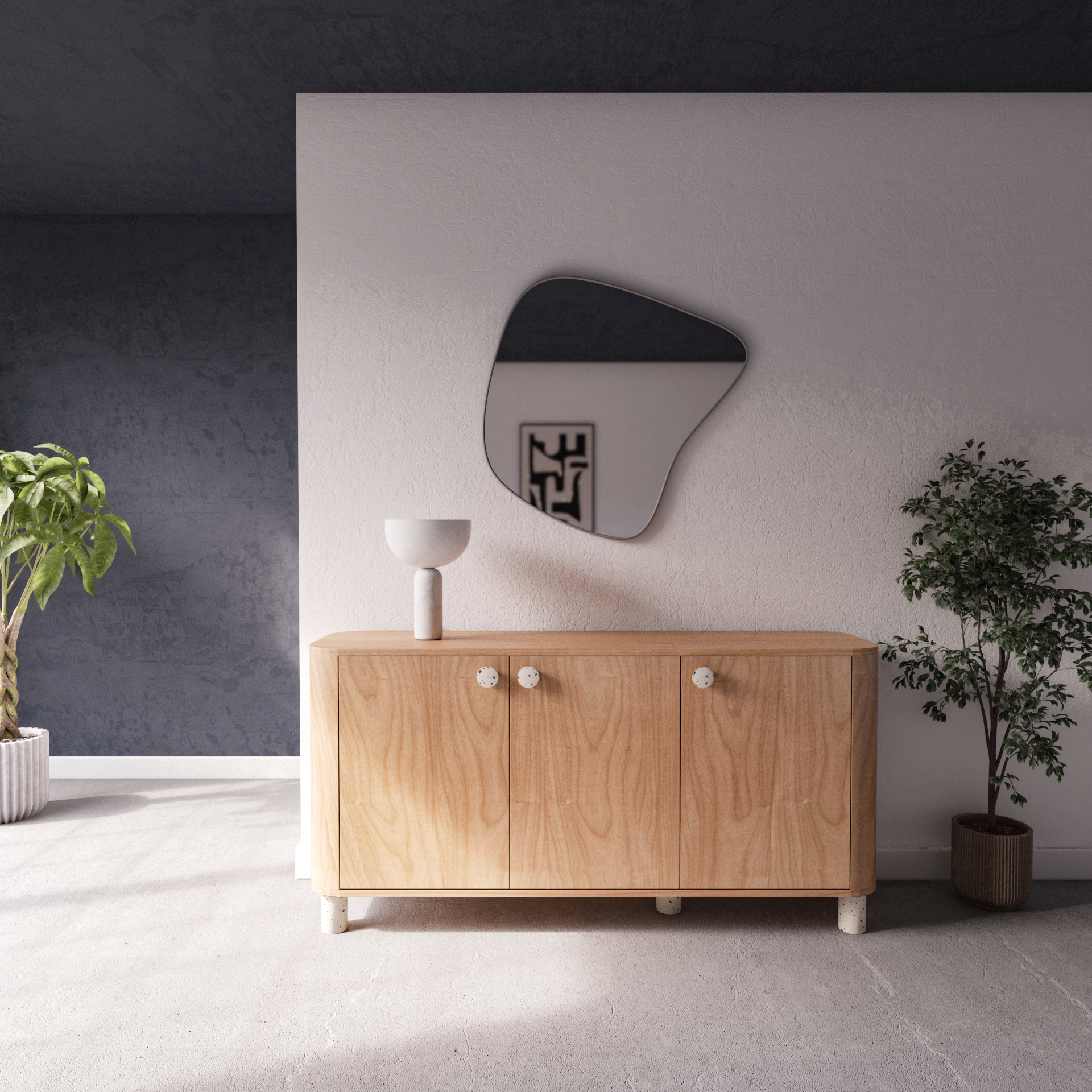 aparador concreta 160x80x40